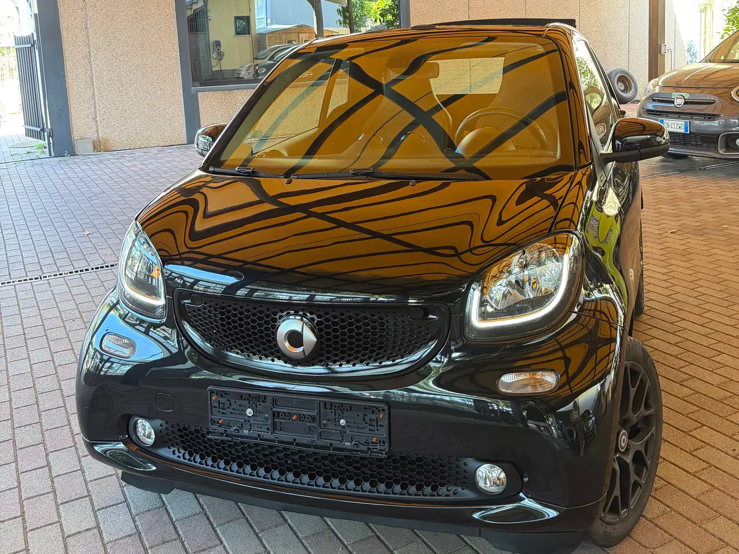 smart forTwo Fortwo Cabrio 0.9 t Prime 90cv NAVI-KAMERA-TETTO Nero - 1