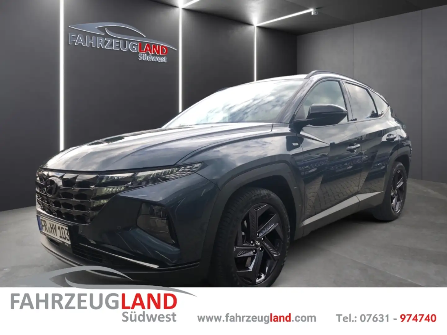 Hyundai TUCSON Blackline 2WD 1.6 T-GDI DCT Navi LED Sitzhzg Keyle Blau - 1