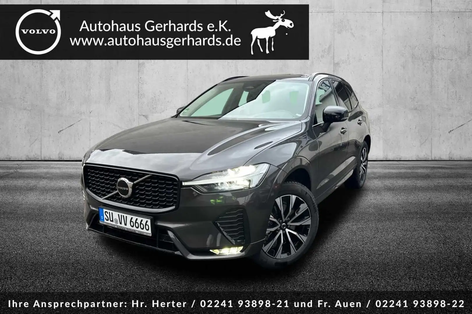 Volvo XC60 Diesel B4 AWD Plus Dar AHK,ACC,BLIS,Kamera, Grau - 1