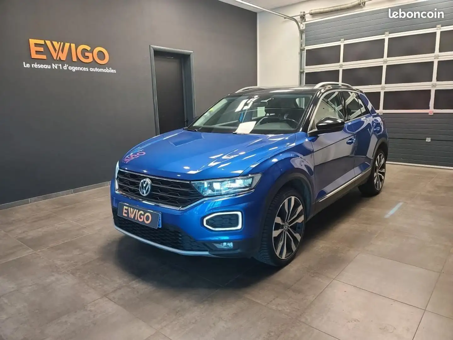 Volkswagen T-Roc 2.0 TDI 150 CARAT 4MOTION DSG7 Bleu - 1
