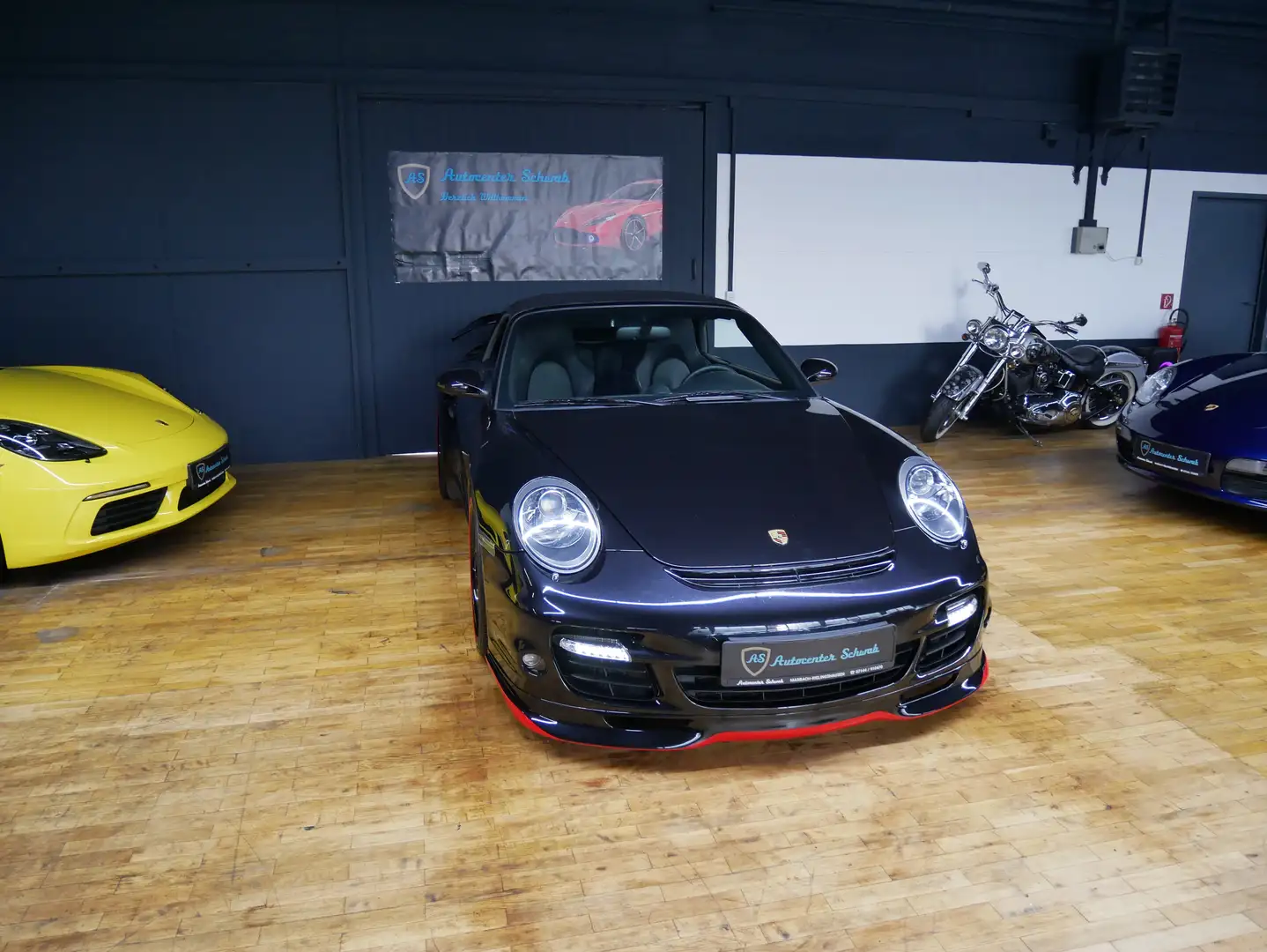 Porsche 997 Turbo Cabrio-SPORT AGA-SPORT CHRONO-TECHART Schwarz - 1