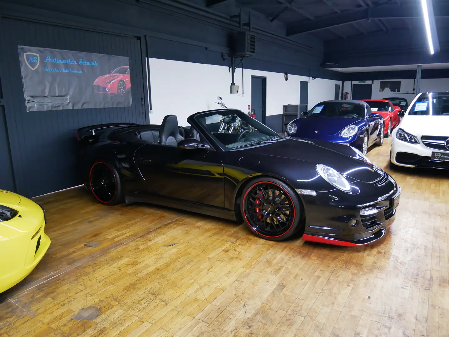 Porsche 997 Turbo Cabrio-SPORT AGA-SPORT CHRONO-TECHART Schwarz - 2