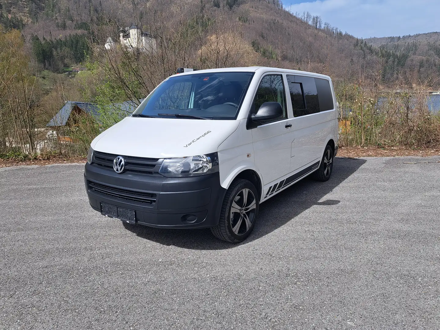 Volkswagen T5 camper Blanc - 2