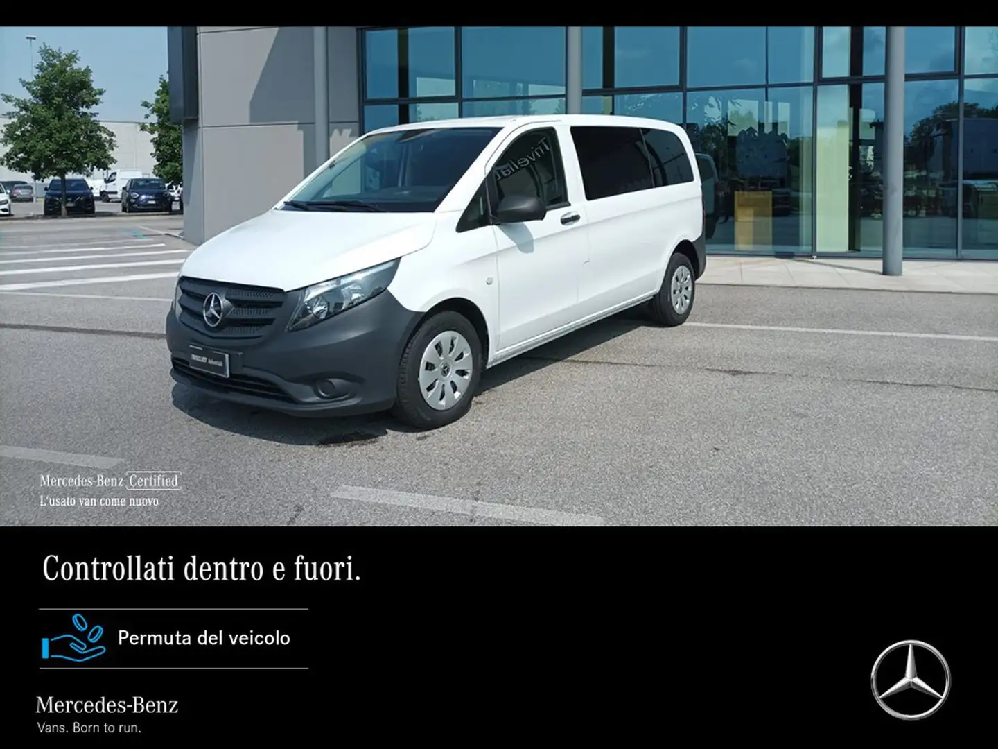 Mercedes-Benz Vito 114 cdi compact mixto auto e6 Bianco - 1