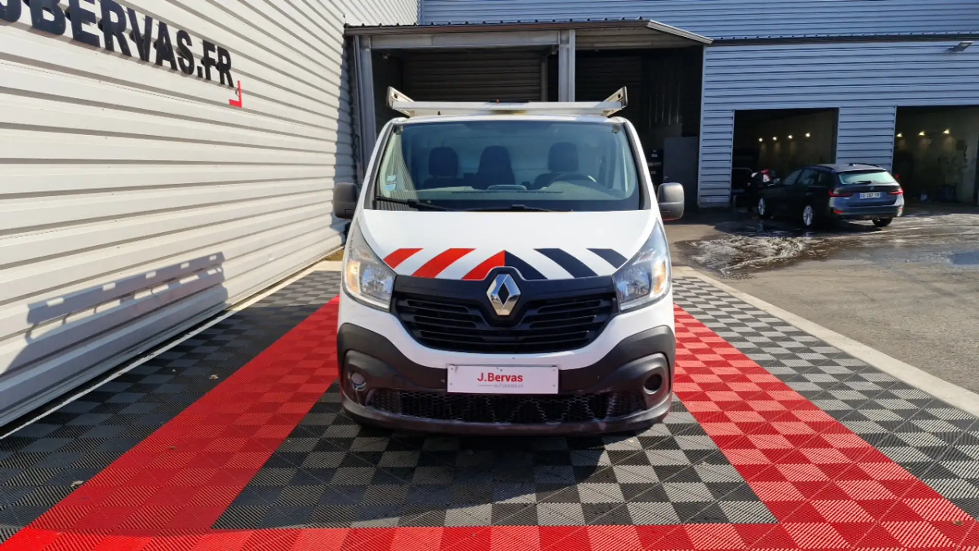 Renault Trafic FOURGON l1h1 1000 kg dci 95 e6 stopstart grand con Blanc - 2