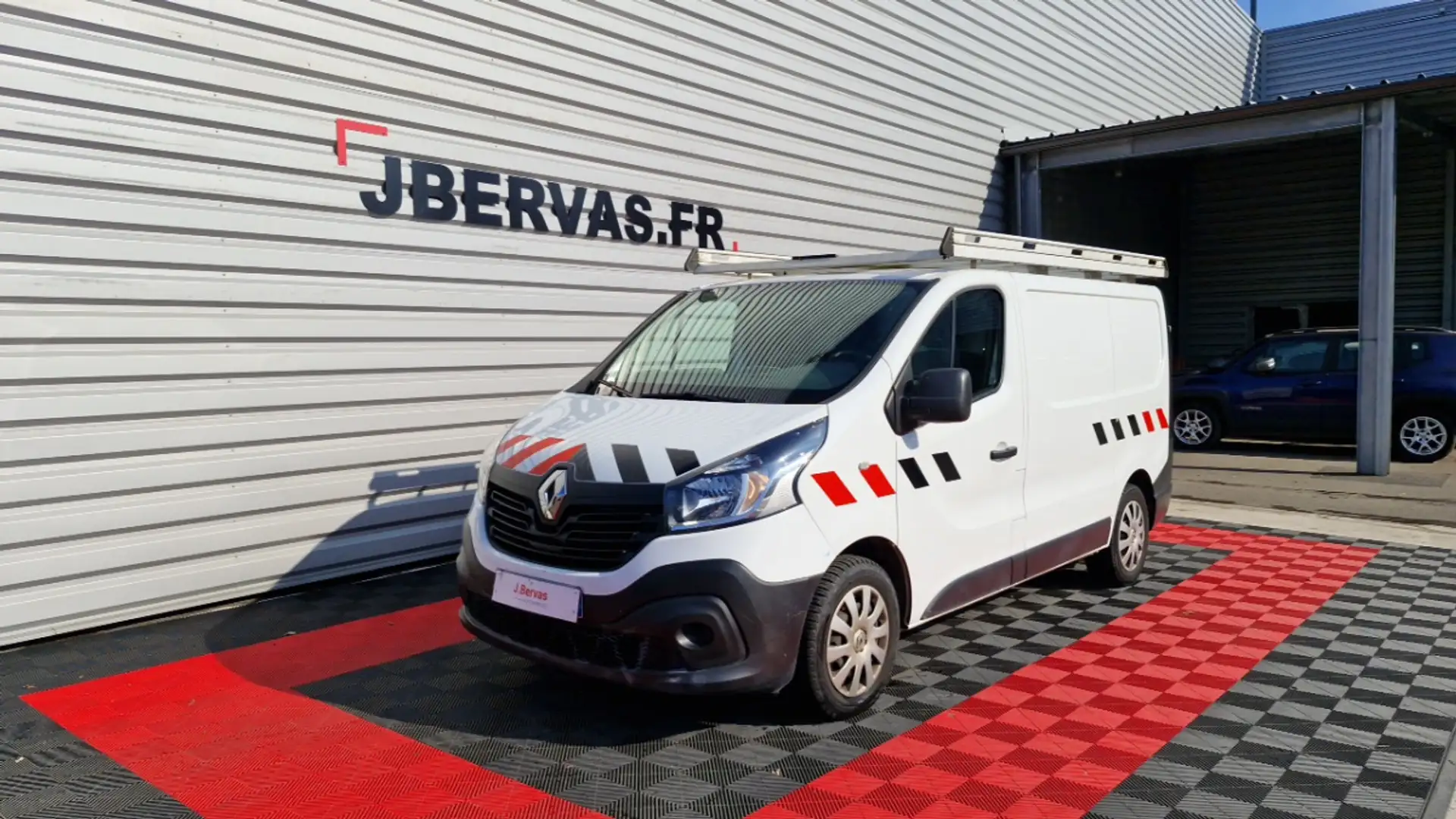 Renault Trafic FOURGON l1h1 1000 kg dci 95 e6 stopstart grand con Blanc - 1