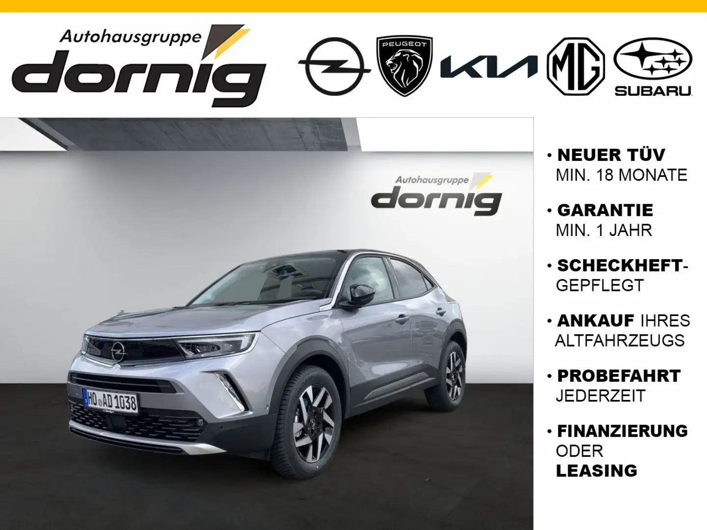 Opel Mokka B Elegance Turbo 1.2, SHZ,EPH Plateado - 1