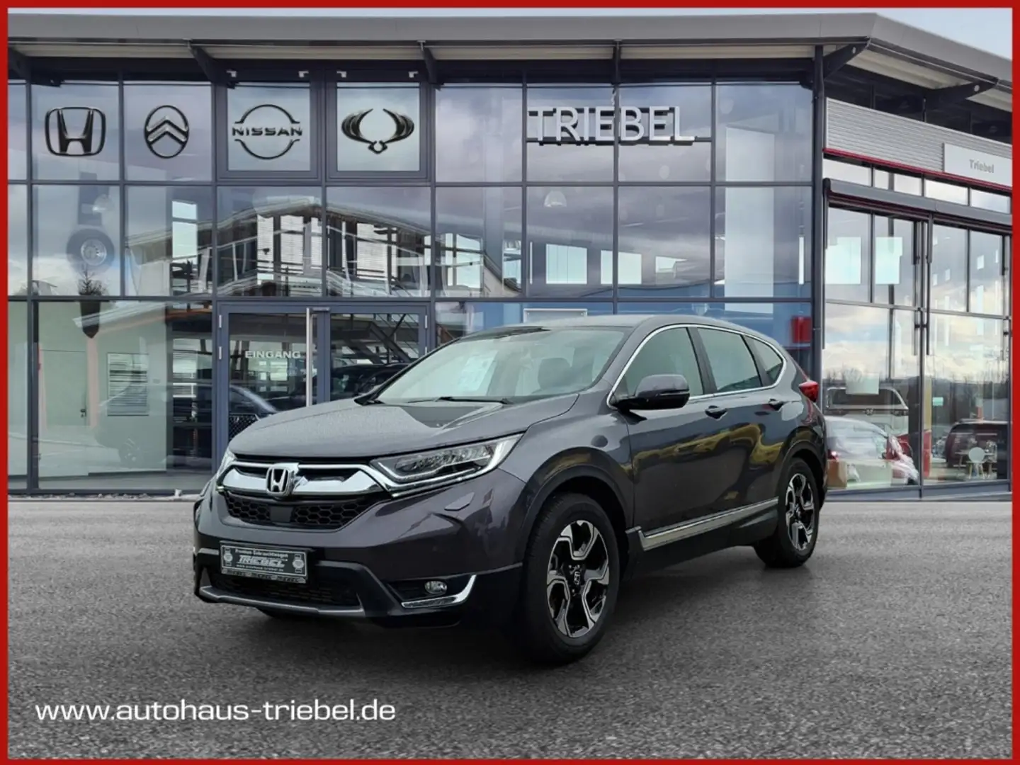 Honda CR-V Elegance 1.5 Turbo °LED°Navi°SHZ°ACC°RFK° Gris - 1