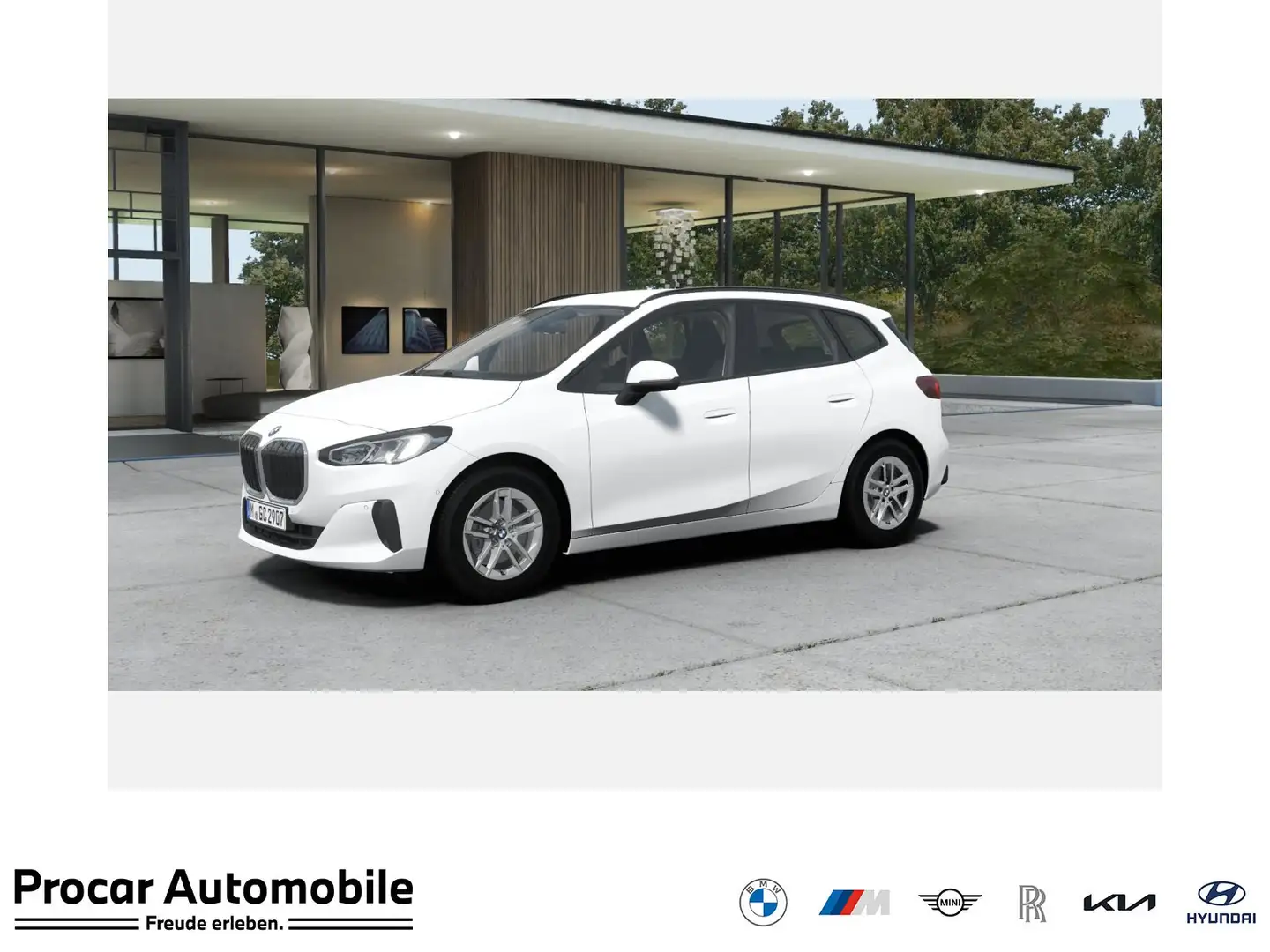 BMW 216 i PA RFK LED NAVI KLIMA Blanc - 1