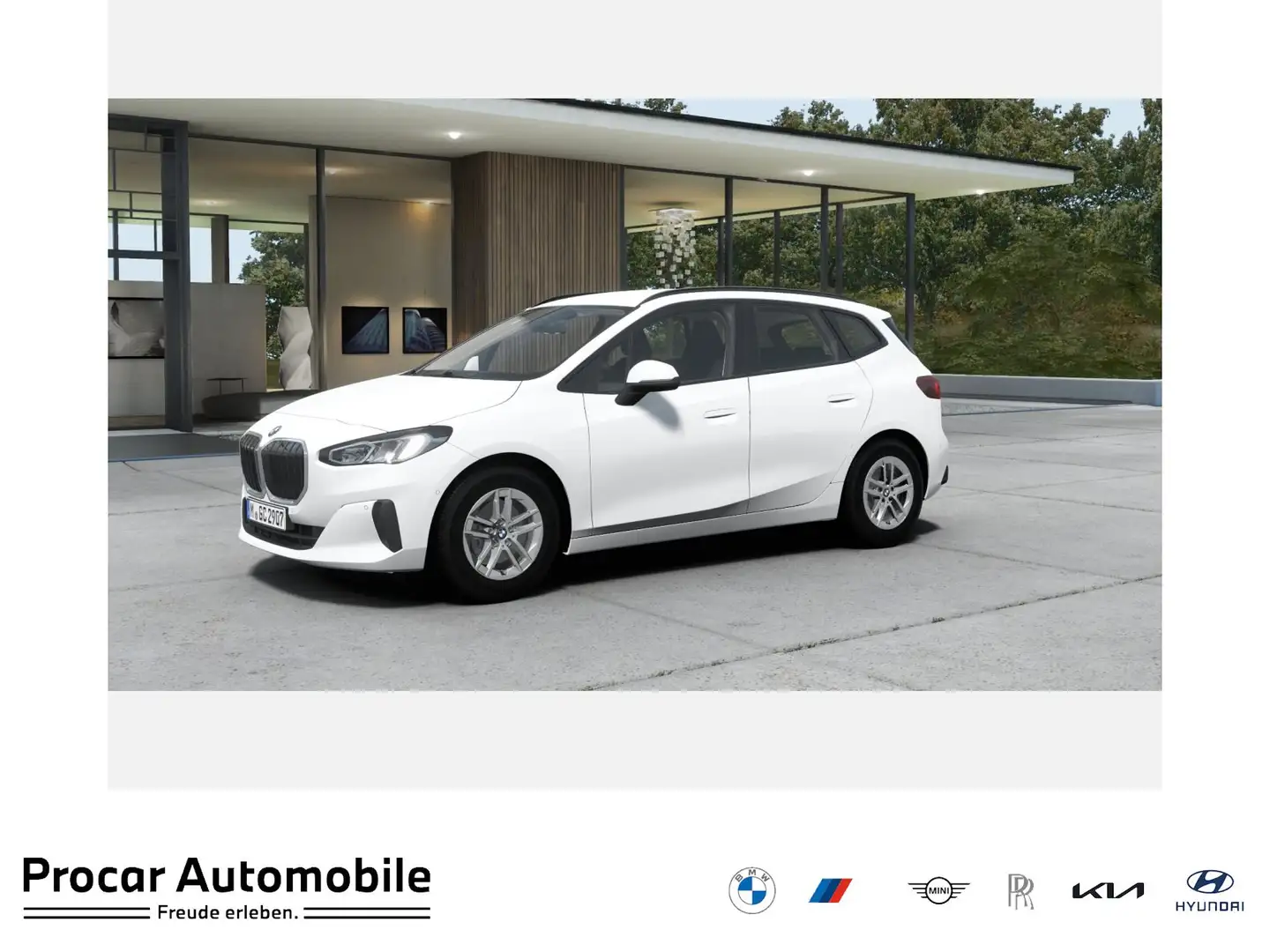 BMW 216 i PA RFK LED NAVI KLIMA Wit - 1