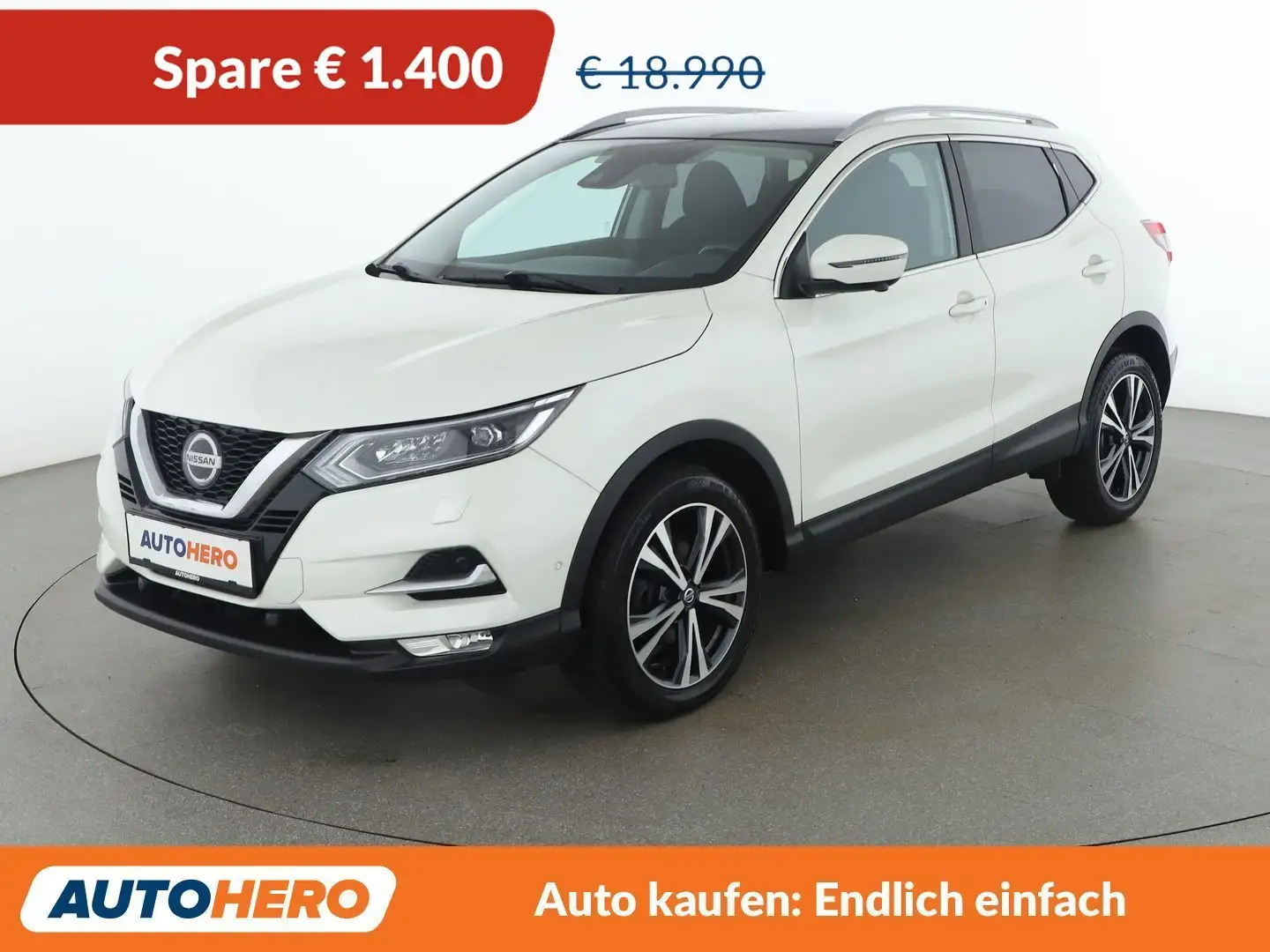 Nissan Qashqai 1.5 dCi N-Connecta Weiß - 1