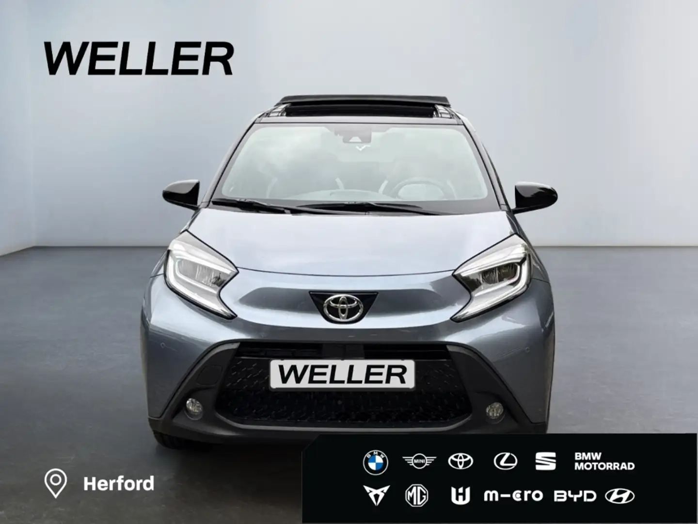 Toyota Aygo X S-CVT Air Teamplayer *Faltdach*LED*CarPlay* Grey - 2