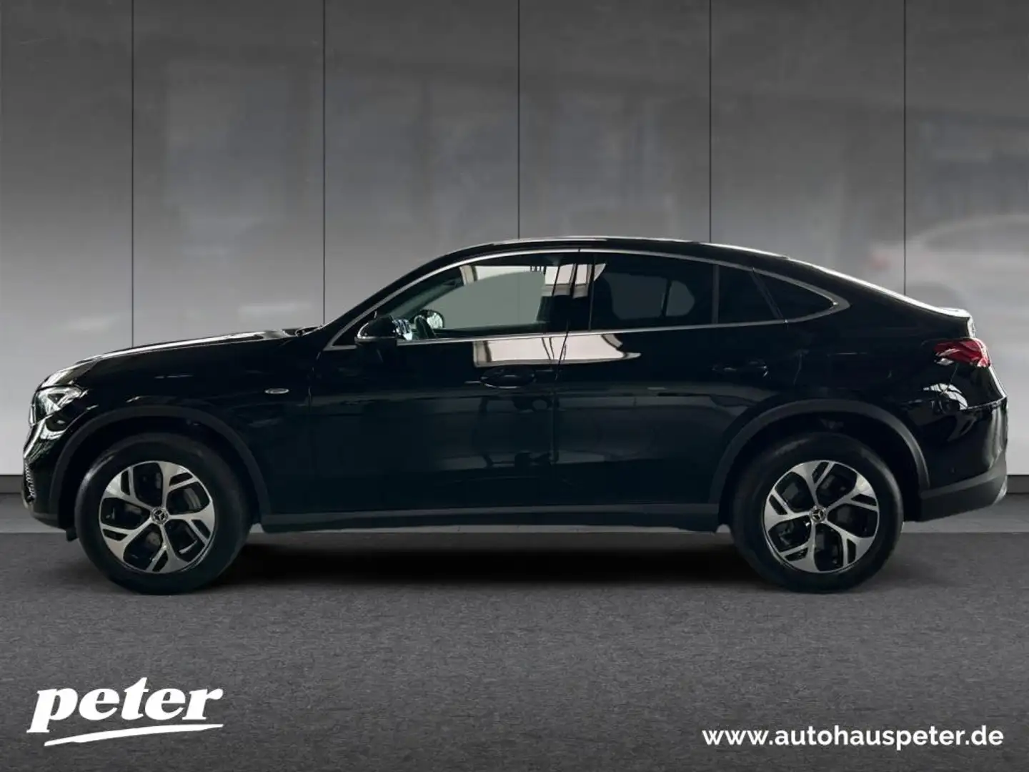 Mercedes-Benz GLC 300 de 4M Coupé Avantgarde/9G/LED/Panorama-D Zwart - 2