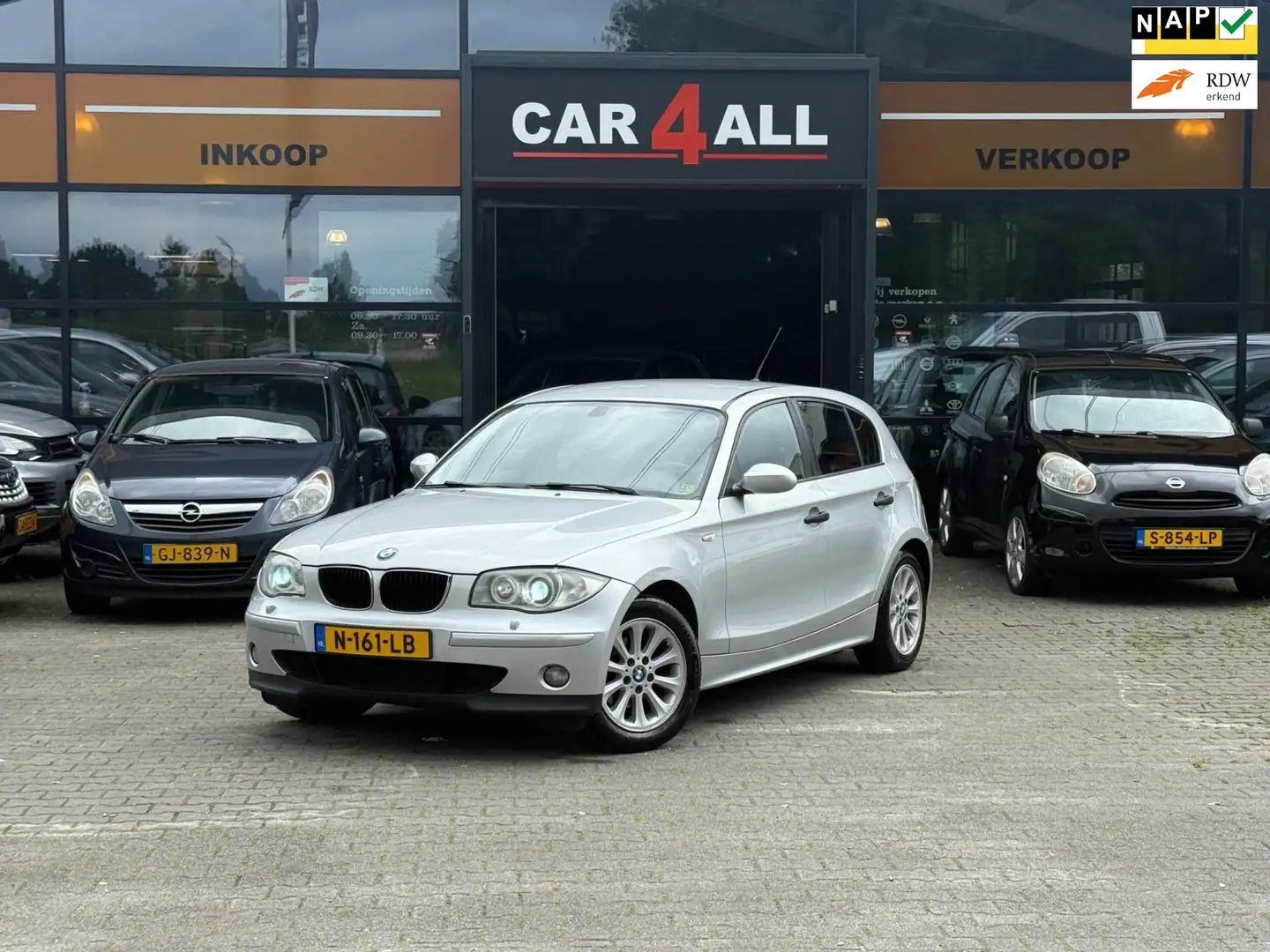 BMW 118 1-serie 118i APK 11-8-2026/XENON/AIRCO/LMVELGEN/PD Gris - 1