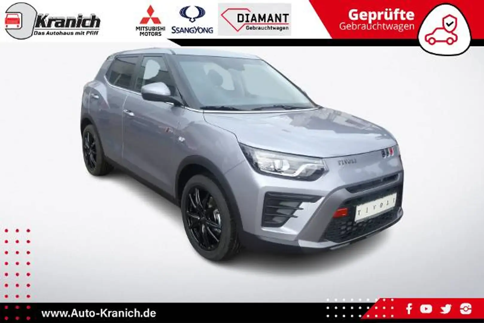 SsangYong Tivoli AMBER EDIT 1,5 GDI Stříbrná - 1