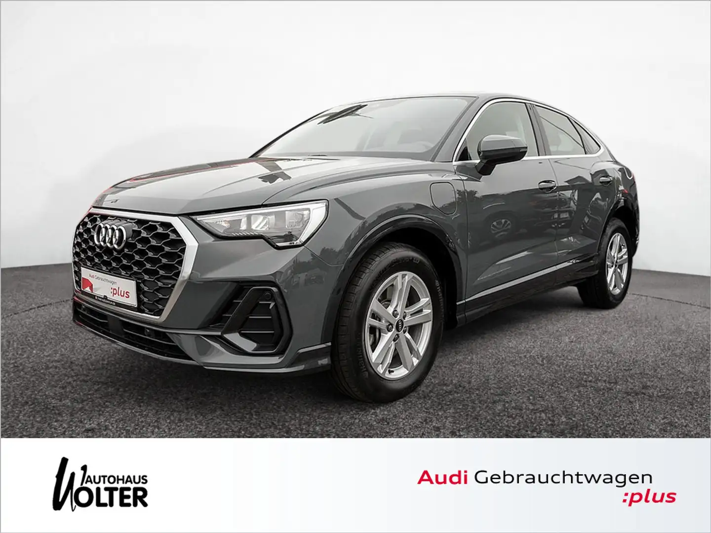 Audi Q3 Sportback 45 TFSIe AHK HGSD KAM NAVI SHZ Grau - 1