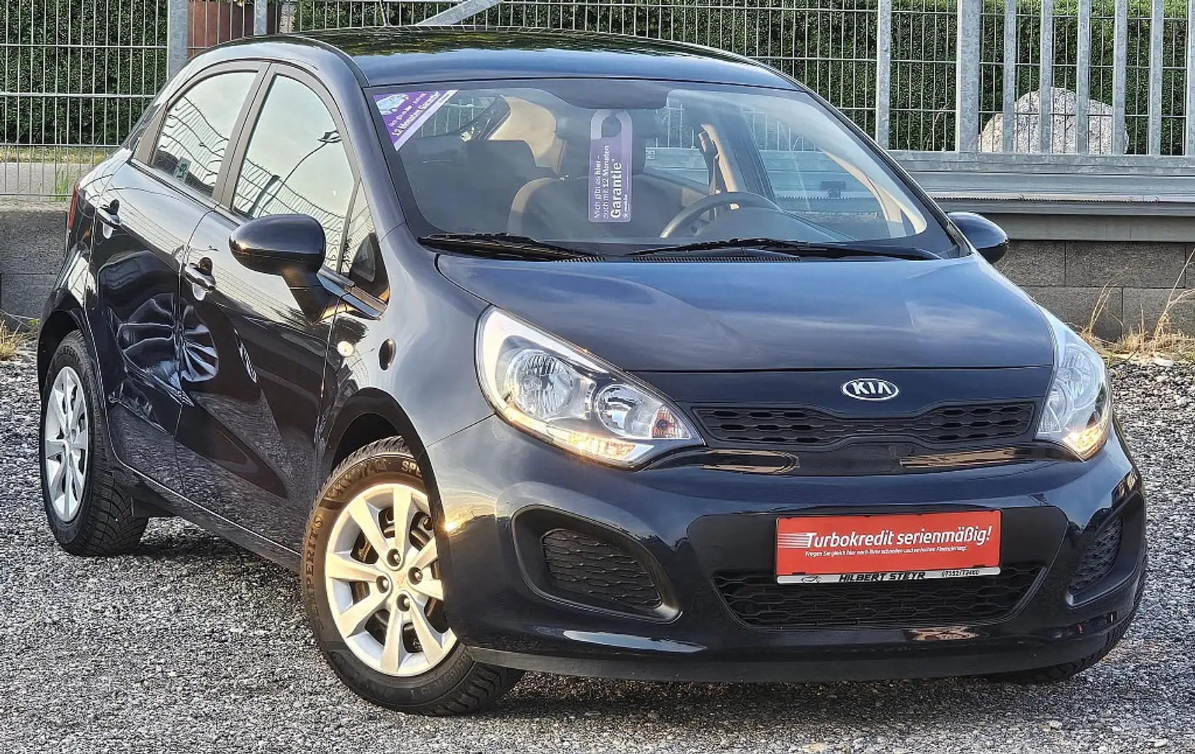 Kia Rio 1,2 MPI Titan alle WARTUNGEN & PICKERL bei KIA ... Blau - 2