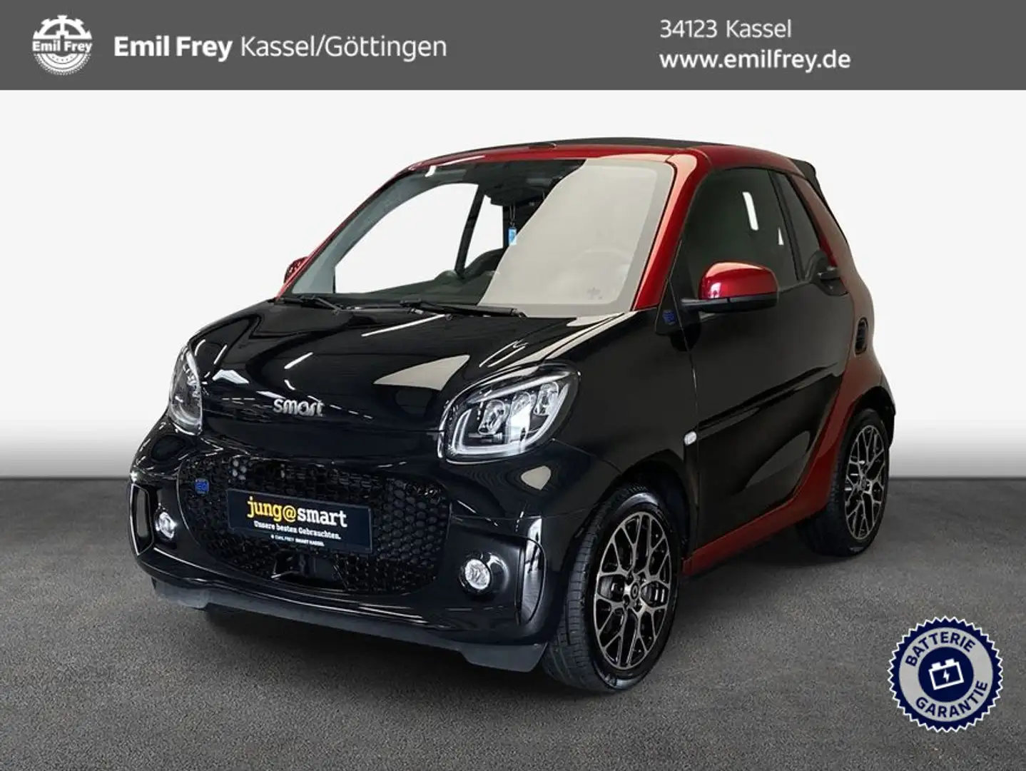 smart forTwo fortwo cabrio EQ prime+ Exclusive LED Media uvm Noir - 1