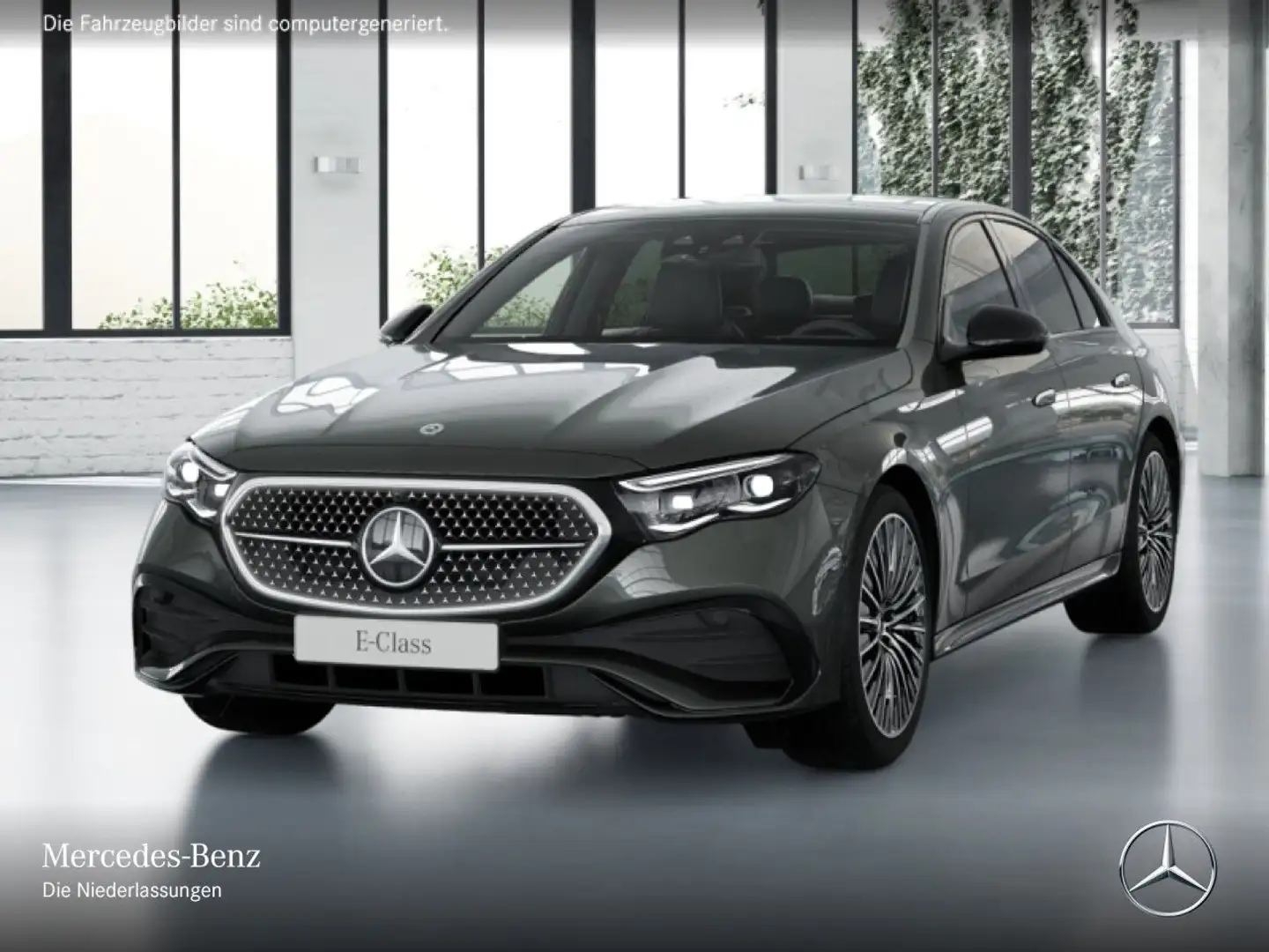 Mercedes-Benz E 220 d 4M Edition AMG-Line Fahrass 360° Pano AHK Grau - 2