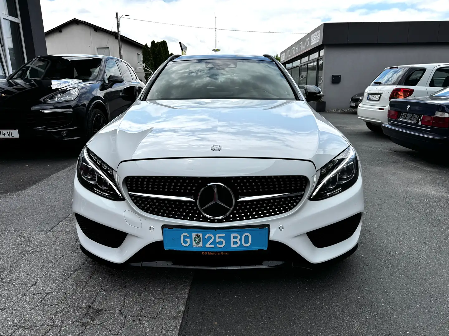 Mercedes-Benz C 450 AMG T 4MATIC Line Aut.*TOP ZUSTAND; Scheckheft* Blanco - 2