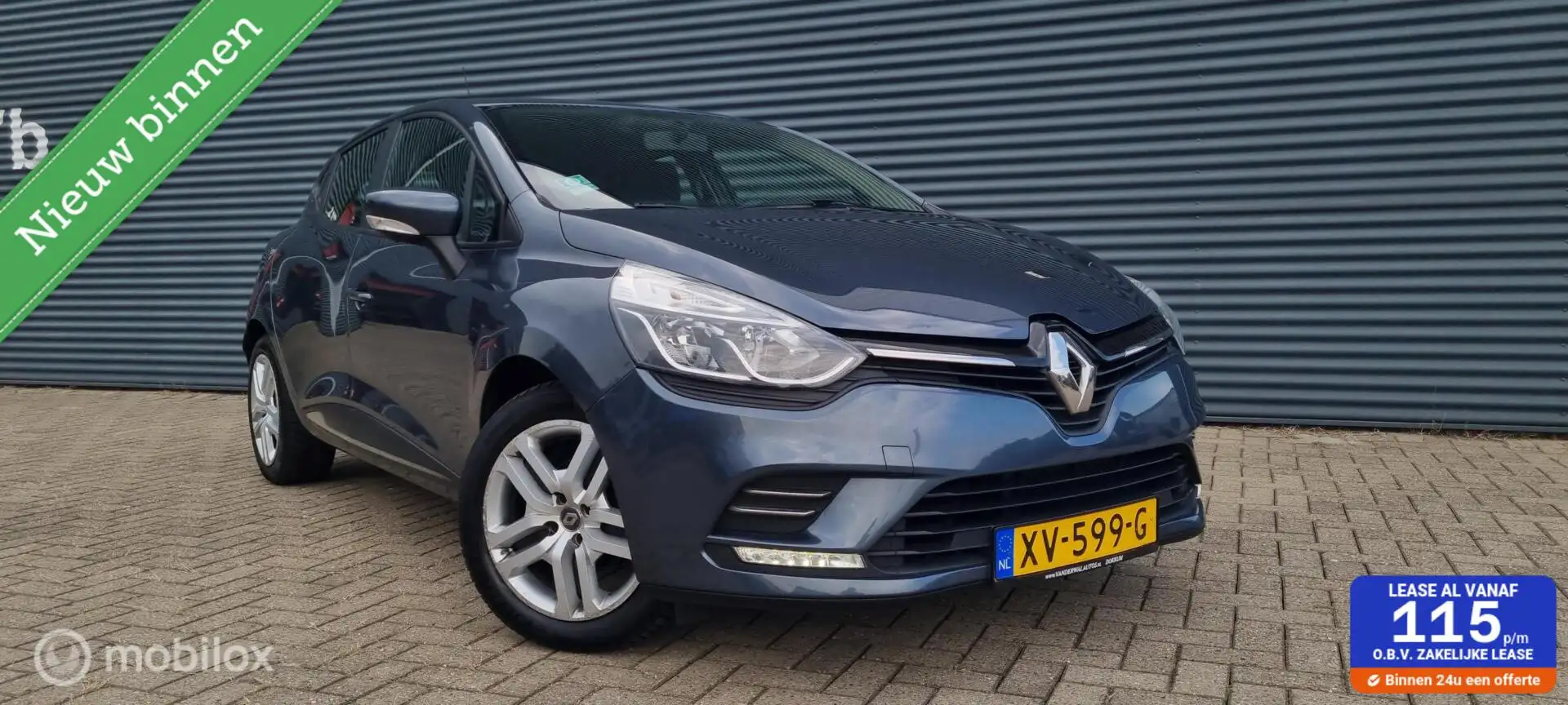 Renault Clio 0.9 TCe Zen Cruise/1EIG/Airco Grijs - 1