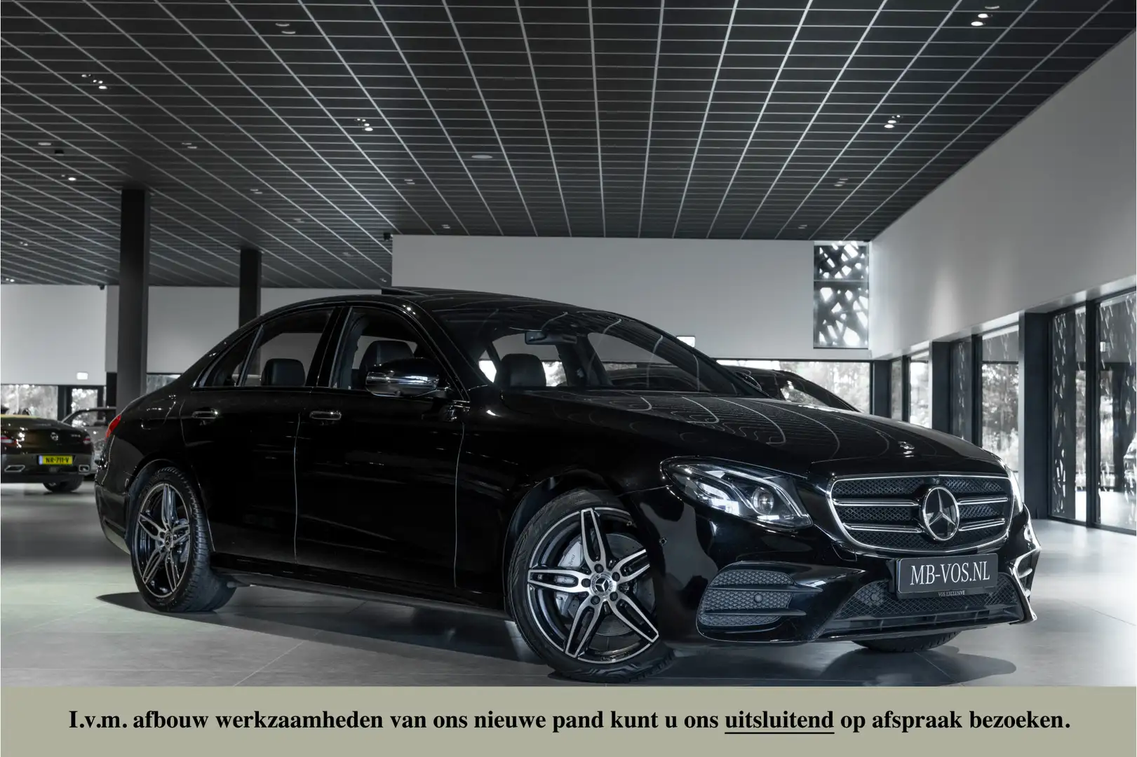 Mercedes-Benz E 350 d AMG Luchtvering|Keyless|ACC|Mem|Burmester|Dak|Na Zwart - 1