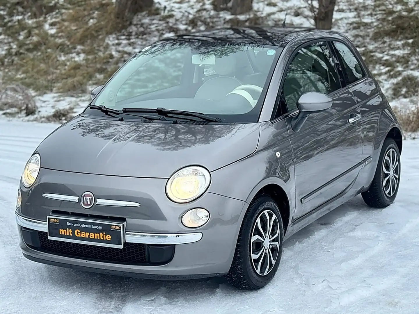 Fiat 500 1,2 Lounge|nur 33.000KM|Glasdach|Multilenkrad|g... Grau - 1