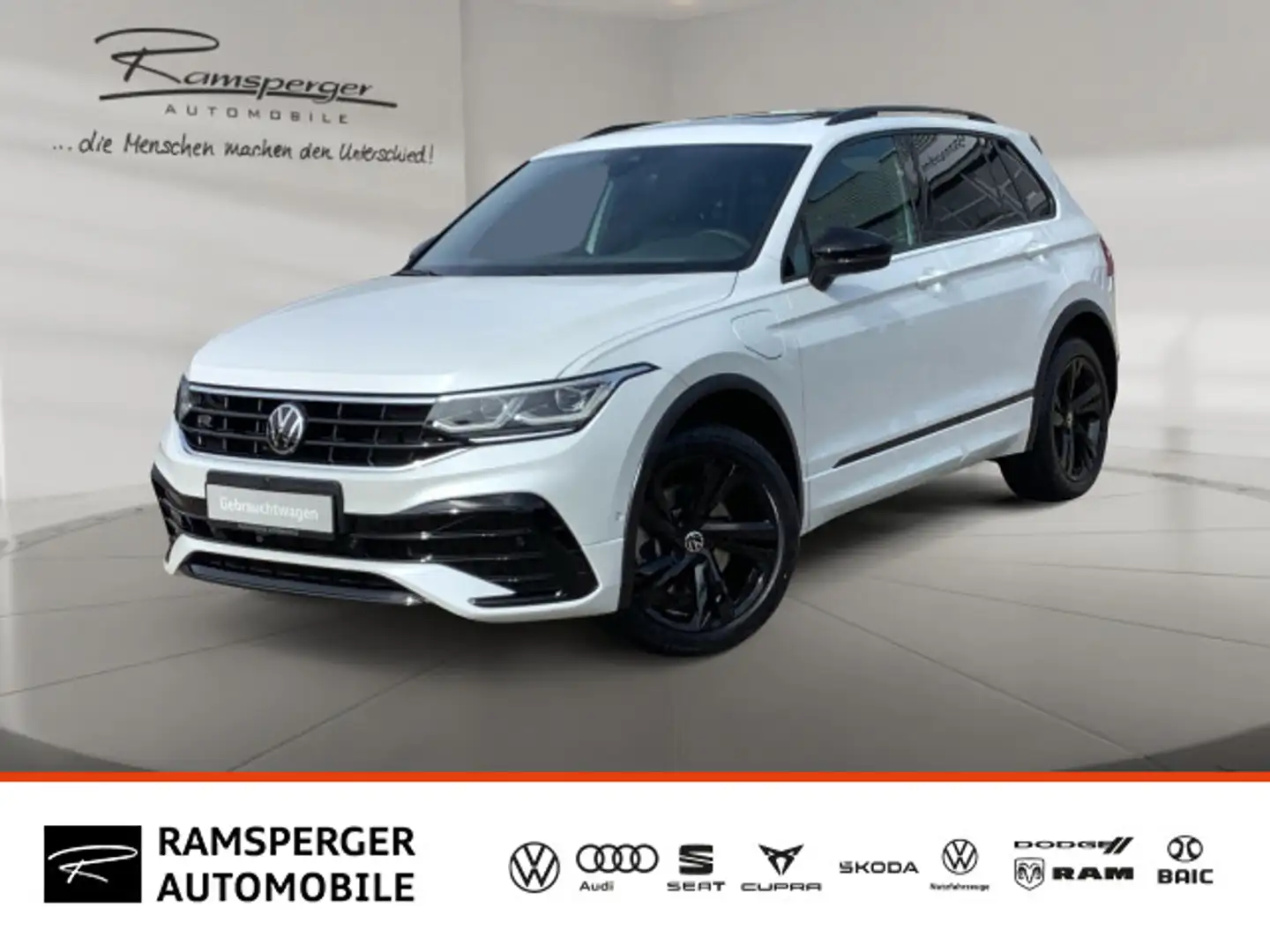 Volkswagen Tiguan 1.4 TSI DSF Hybrid R-Line AHK ACC Matrix Bianco - 1
