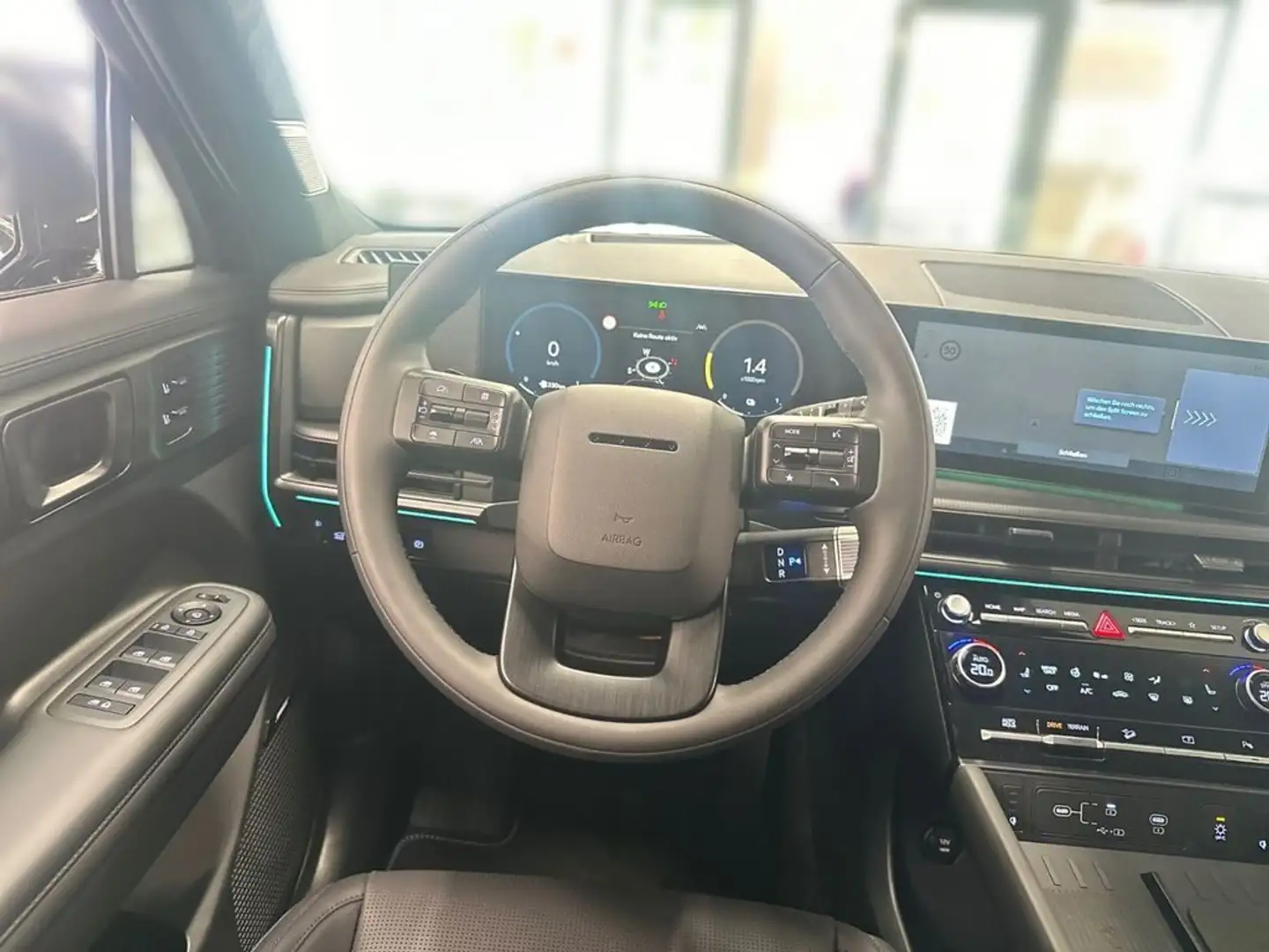 Hyundai SANTA FE 1.6 T-GDi HEV 4WD AT 7 posti XCLASS Nero - 1