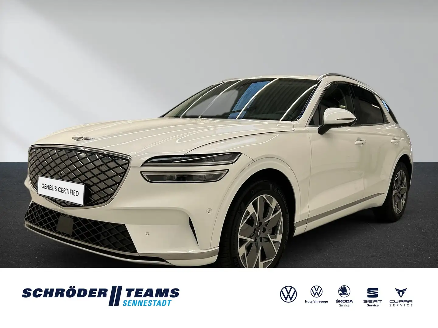 Genesis GV70 Elektro 77,4 kWh Sport PANO/DCC/MATRIX Weiß - 1