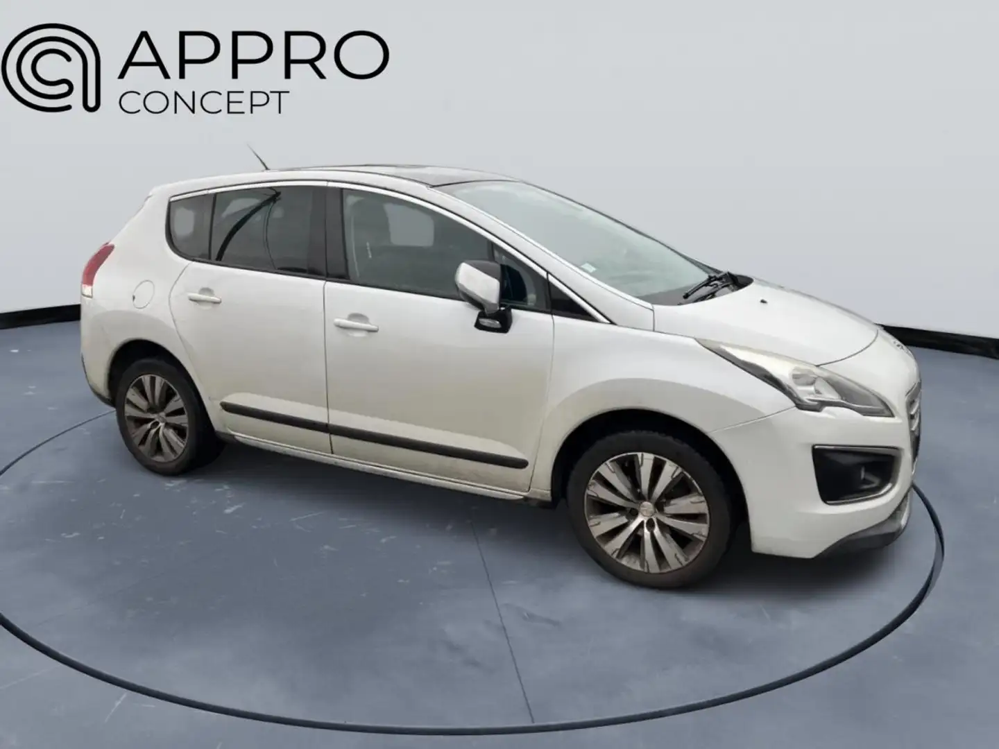Peugeot 3008 1.6 BlueHDi S\u0026S - 120 - BV EAT6  Allure PHASE 2 Blanc - 2