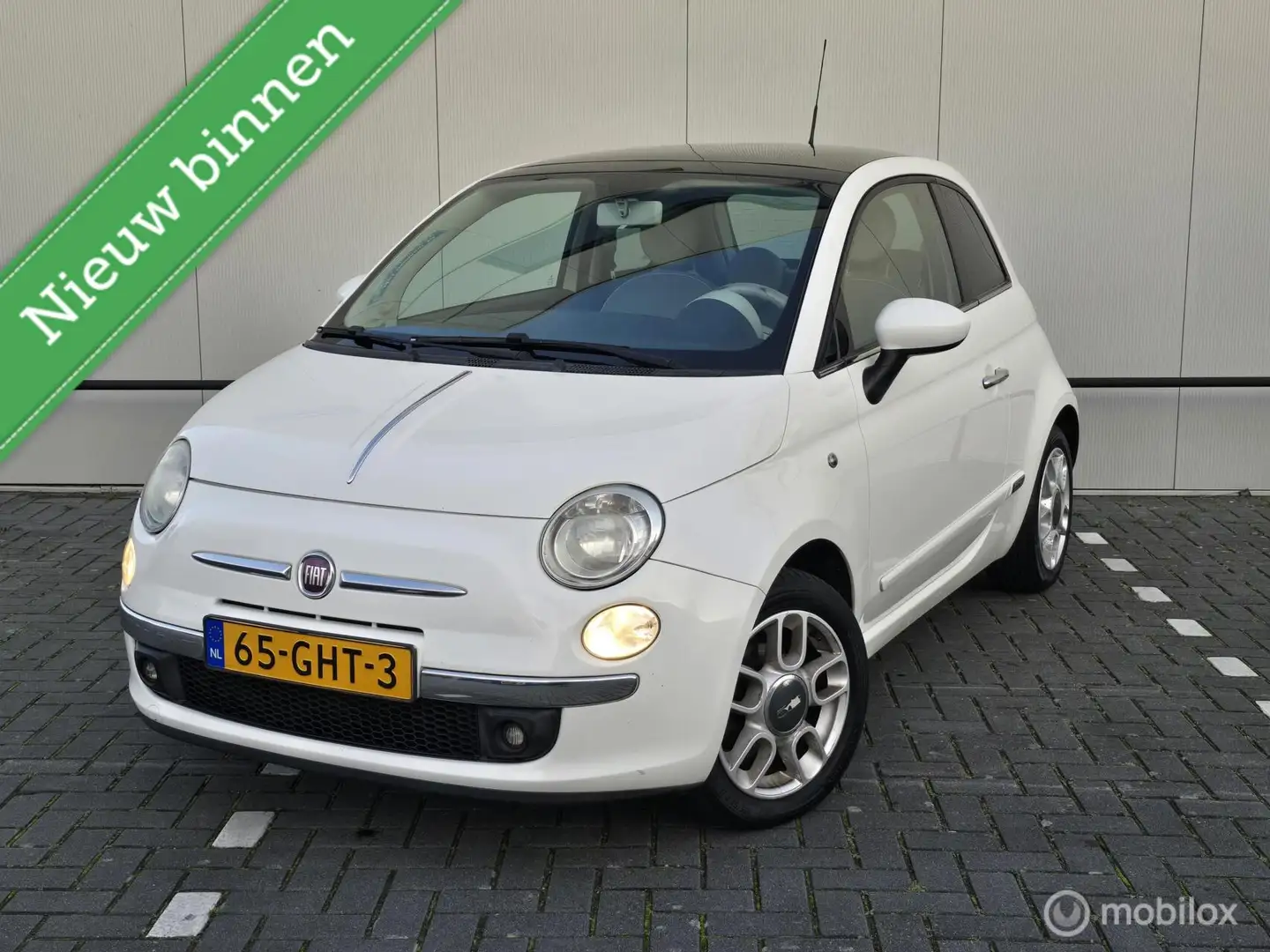 Fiat 500 1.2 Lounge 2e eigenaar! Dealeronderhouden! Wit - 1
