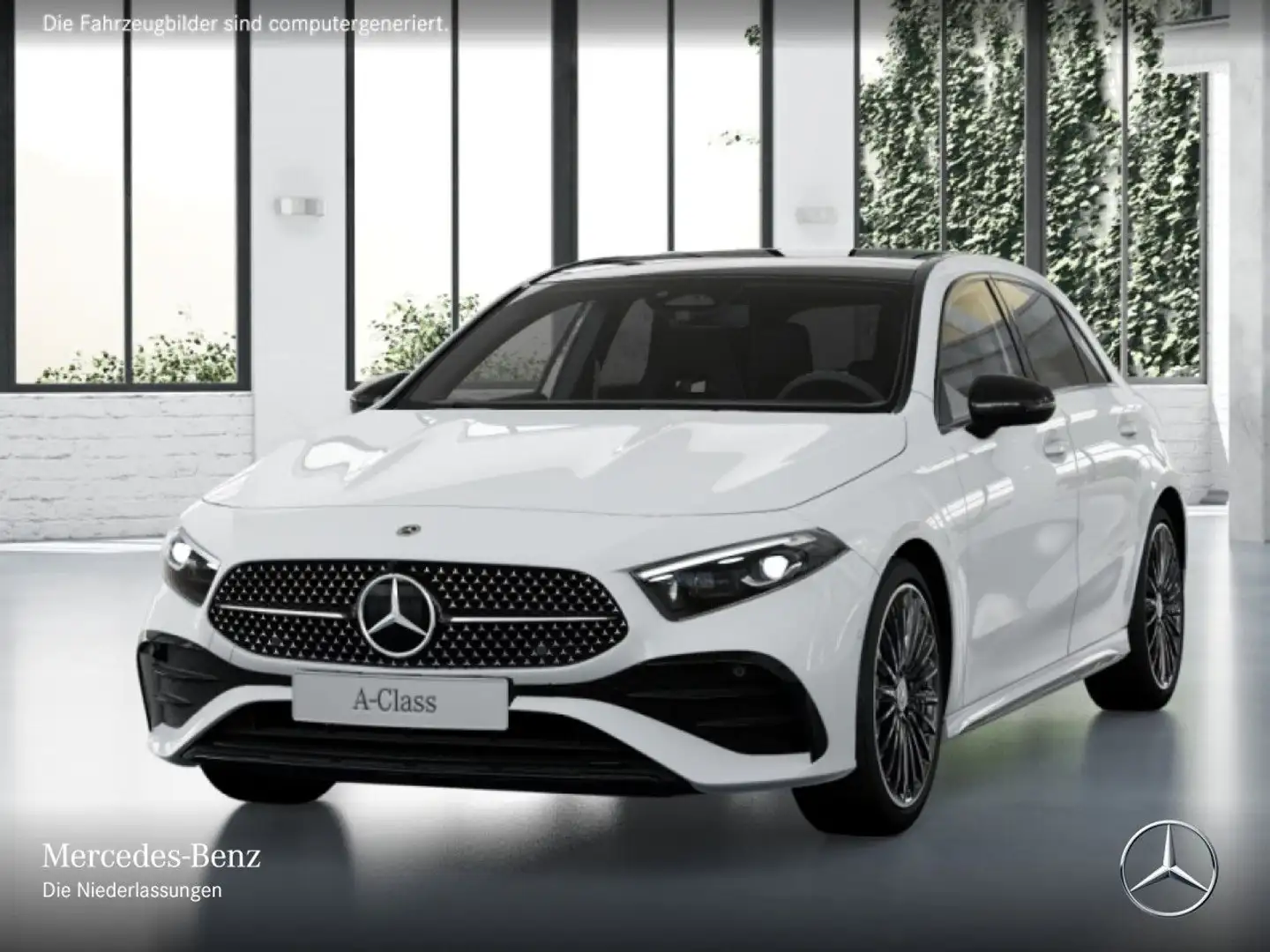 Mercedes-Benz A 180 AMG+NIGHT+PANO+MULTIBEAM+KAMERA+TOTW+KEYLESS Weiß - 2