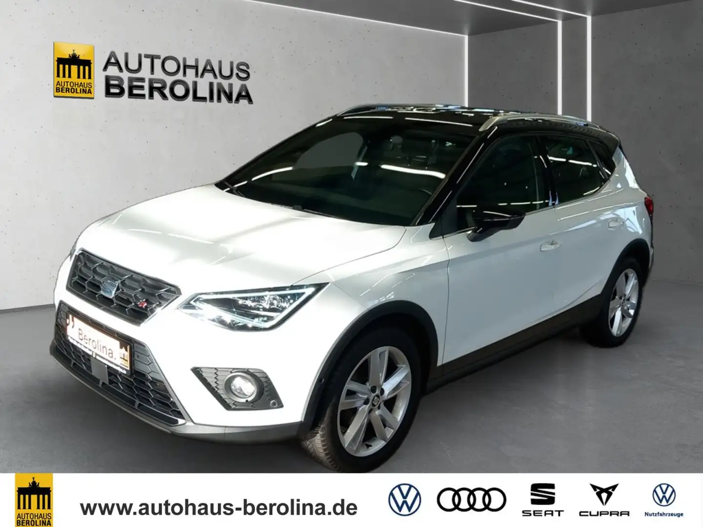 SEAT Arona 1.0 TSI FR DSG *ACC*NAV*Vision+*LED*SHZ* Weiß - 2