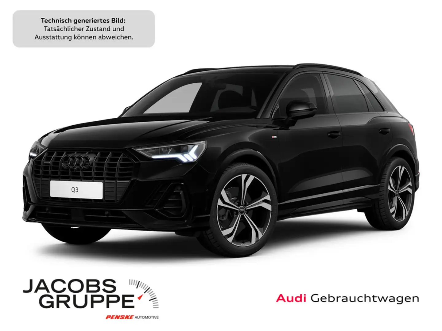 Audi Q3 40 TDI quattro S line S tronic,Navi,LED,AH Schwarz - 1