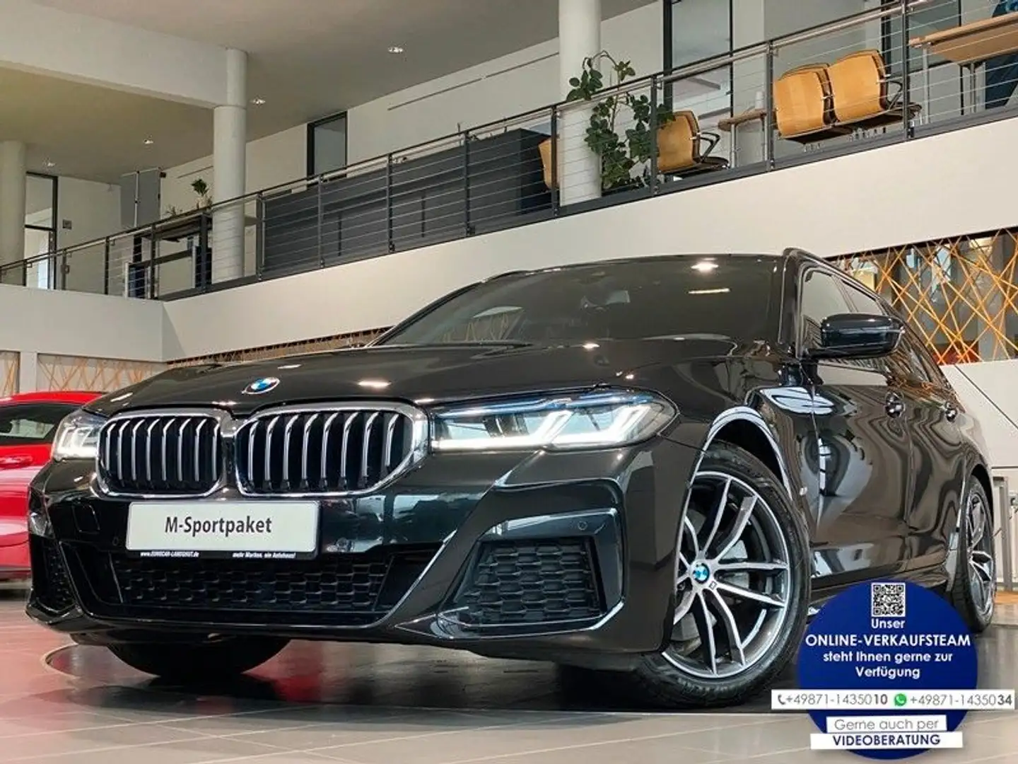 BMW 520 d xDrive M-Sport CockpitProf Laser HUD AHK Zwart - 1