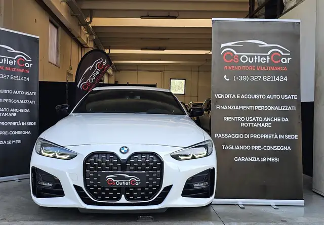 BMW 420 Serie 4 G22 2021 Coupe' 420d Mhev 48V Msport