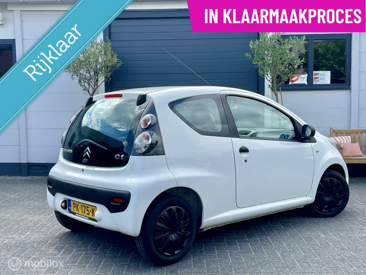 Citroen C1 1.0-12V|RIJKLAAR|NWE APK|AUX|4SEASON|GARANTY|HIST Wit - 2