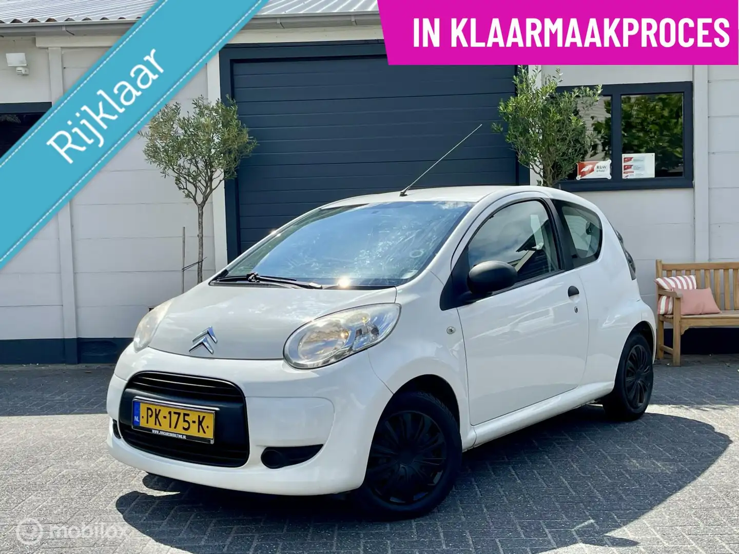 Citroen C1 1.0-12V|RIJKLAAR|NWE APK|AUX|4SEASON|GARANTY|HIST Wit - 1
