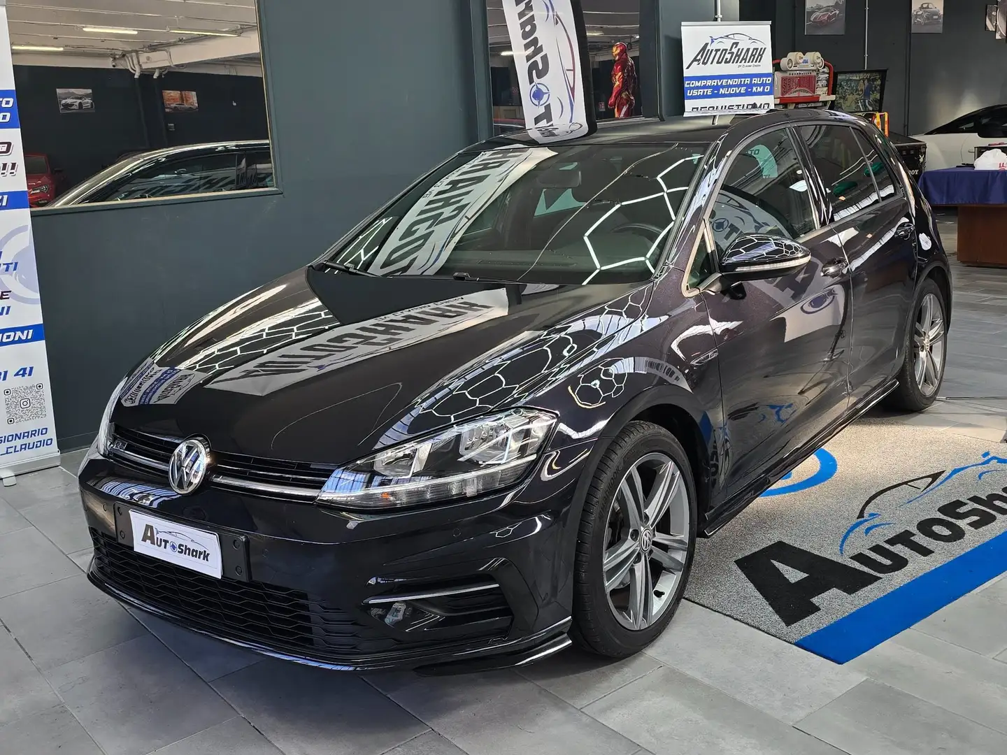 Volkswagen Golf Golf 5p 1.6 tdi R-LINE Sport 115cv Schwarz - 2