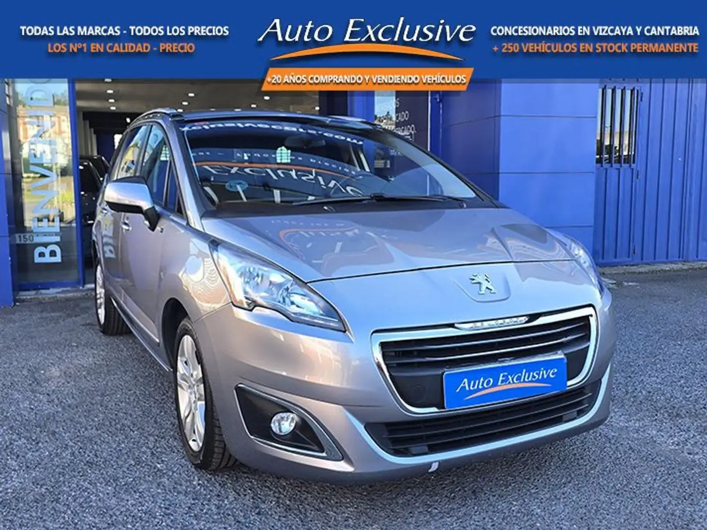 Peugeot 5008 1.6 BlueHDi Style 7 pl. 120 Gris - 1