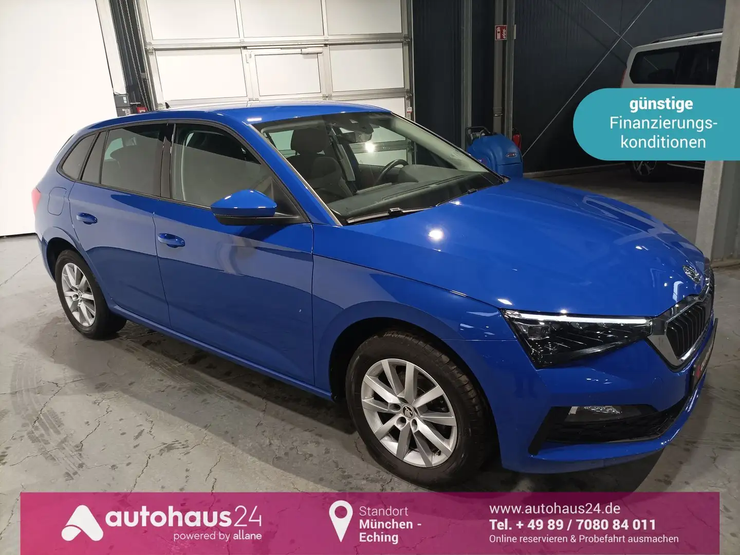 Skoda Scala 1.0 TSI Ambition LED|Navi|ParkPilot|ACC Blau - 1