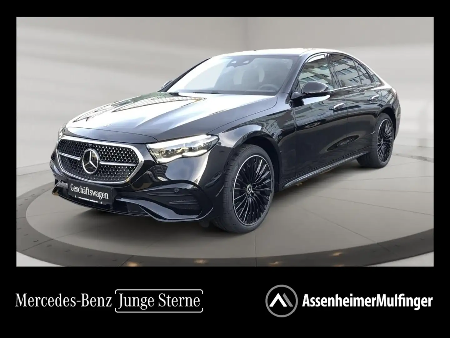 Mercedes-Benz E 450 d 4MATIC AMG+ILS+MBUX+Superscreen+Burm+AHK Schwarz - 1