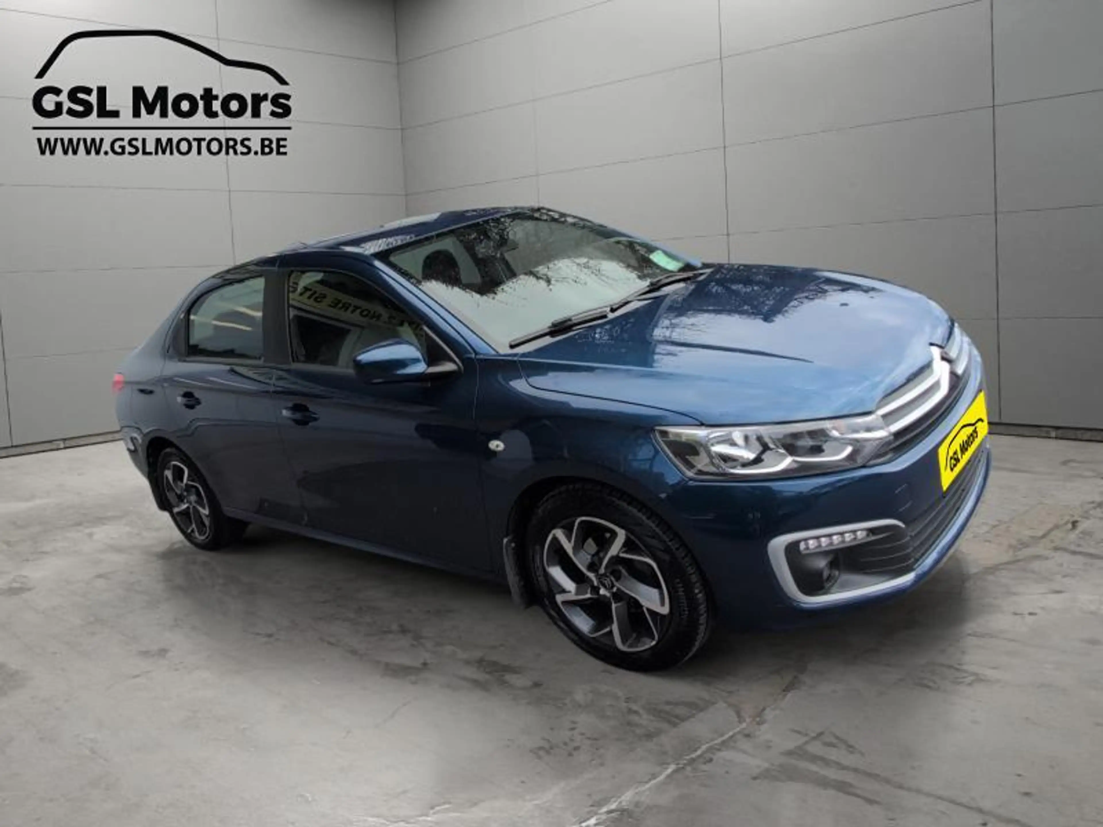 Citroen C-Elysée 1.6 115cv Automatique bleu 11/18 54596km Airco GPS — photo 3