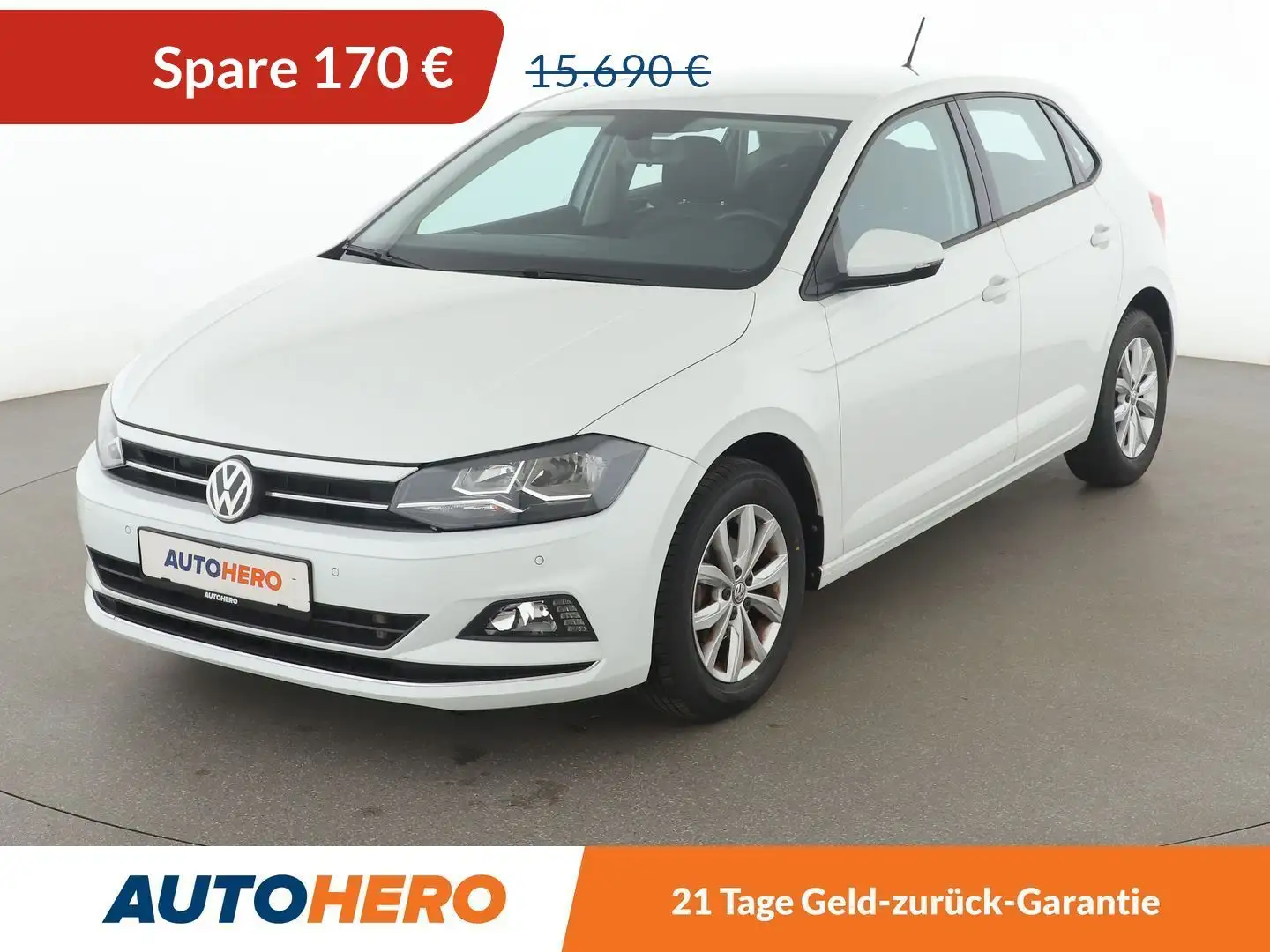 Volkswagen Polo 1.0 TSI Highline Aut.*LIMITER*PDC*SHZ* Weiß - 1