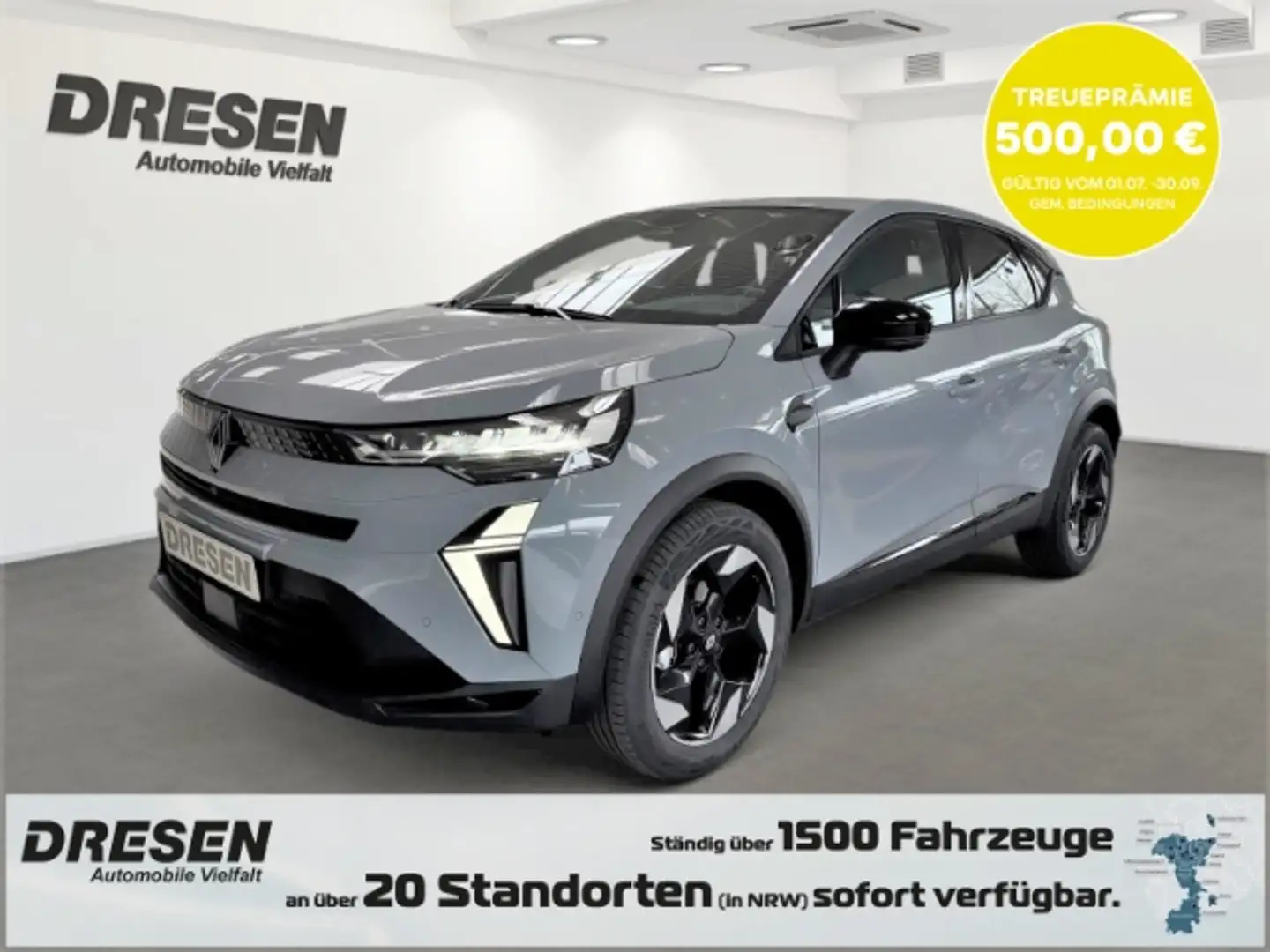Renault Captur II 1.3 TCe 140 Mild-Hybrid EU6e Techno 360°KAMERA Grau - 1