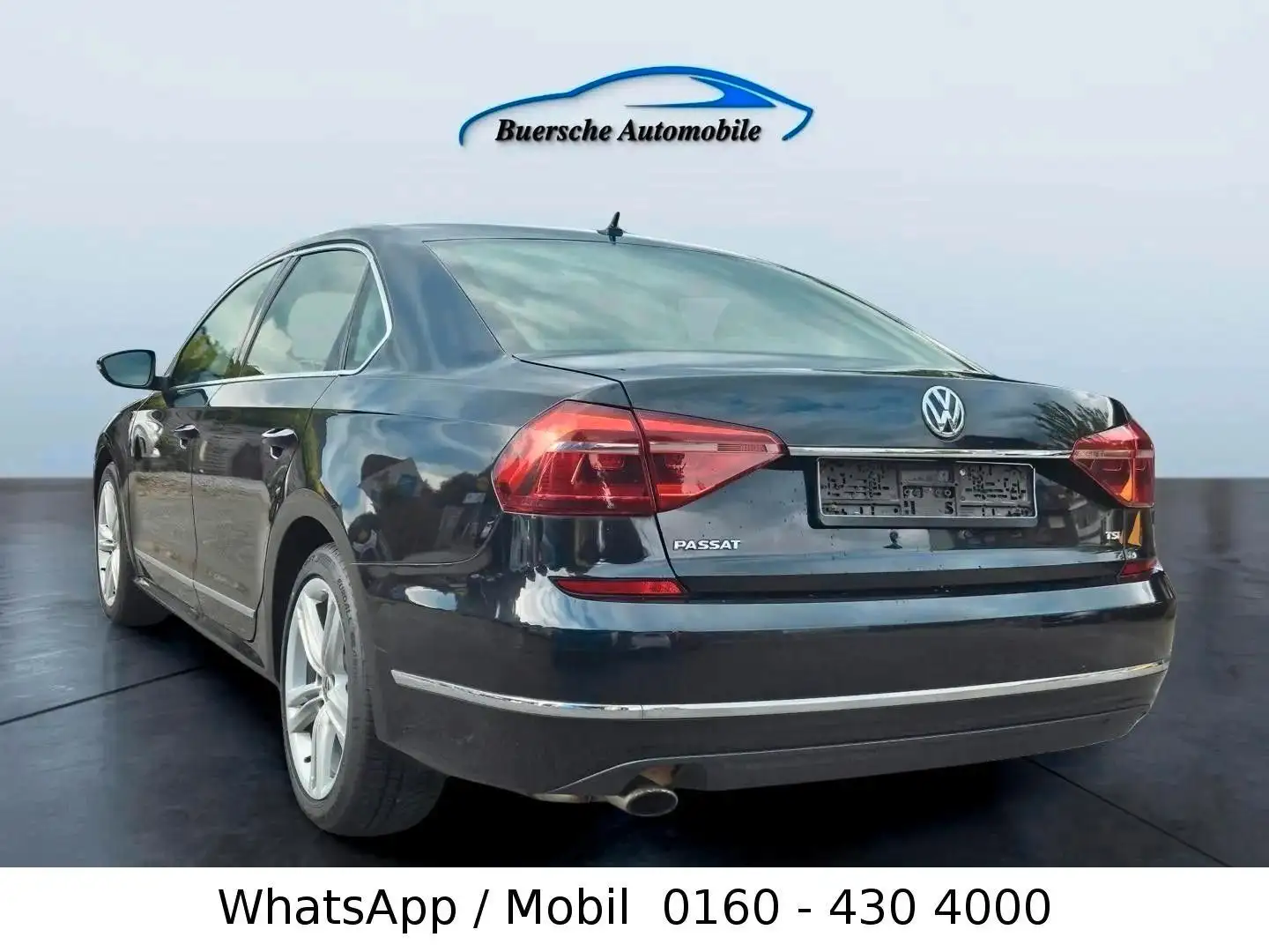 Volkswagen Passat 1.8 TSI DSG BMT Leder Automatik nur75 Tkm Schwarz - 1