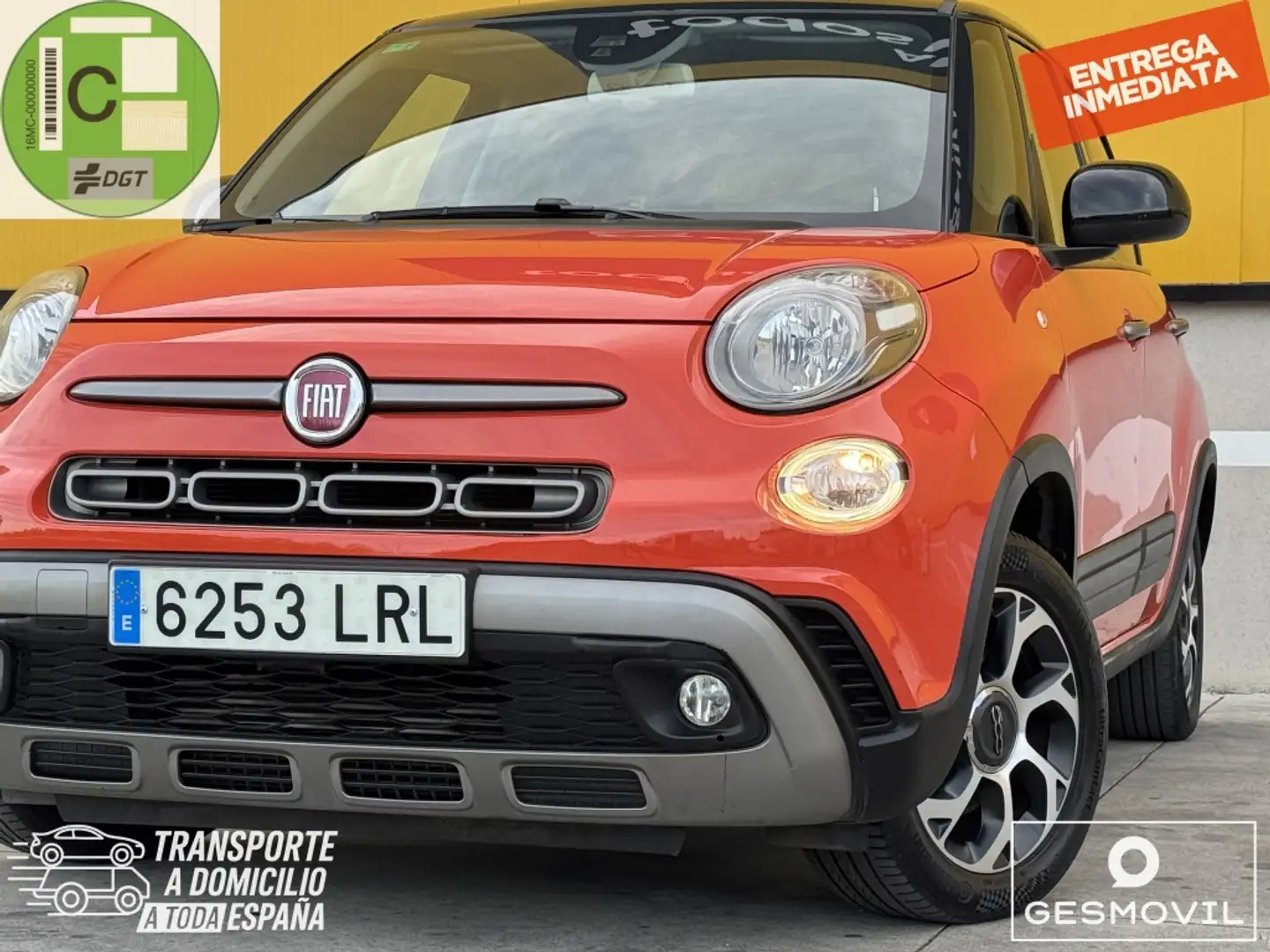 Fiat 500L 1.3Mjt II S&S Cross Naranja - 2