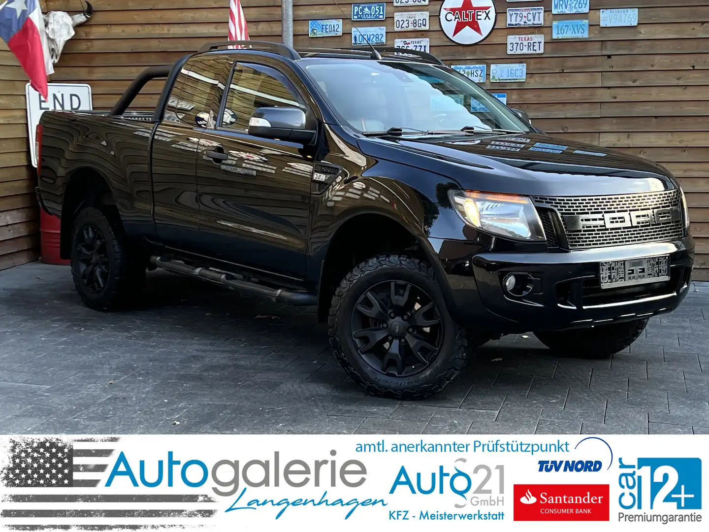 Ford Ranger Wildtrak Extrakabine 4x4 Leder Kamera AHK Noir - 1