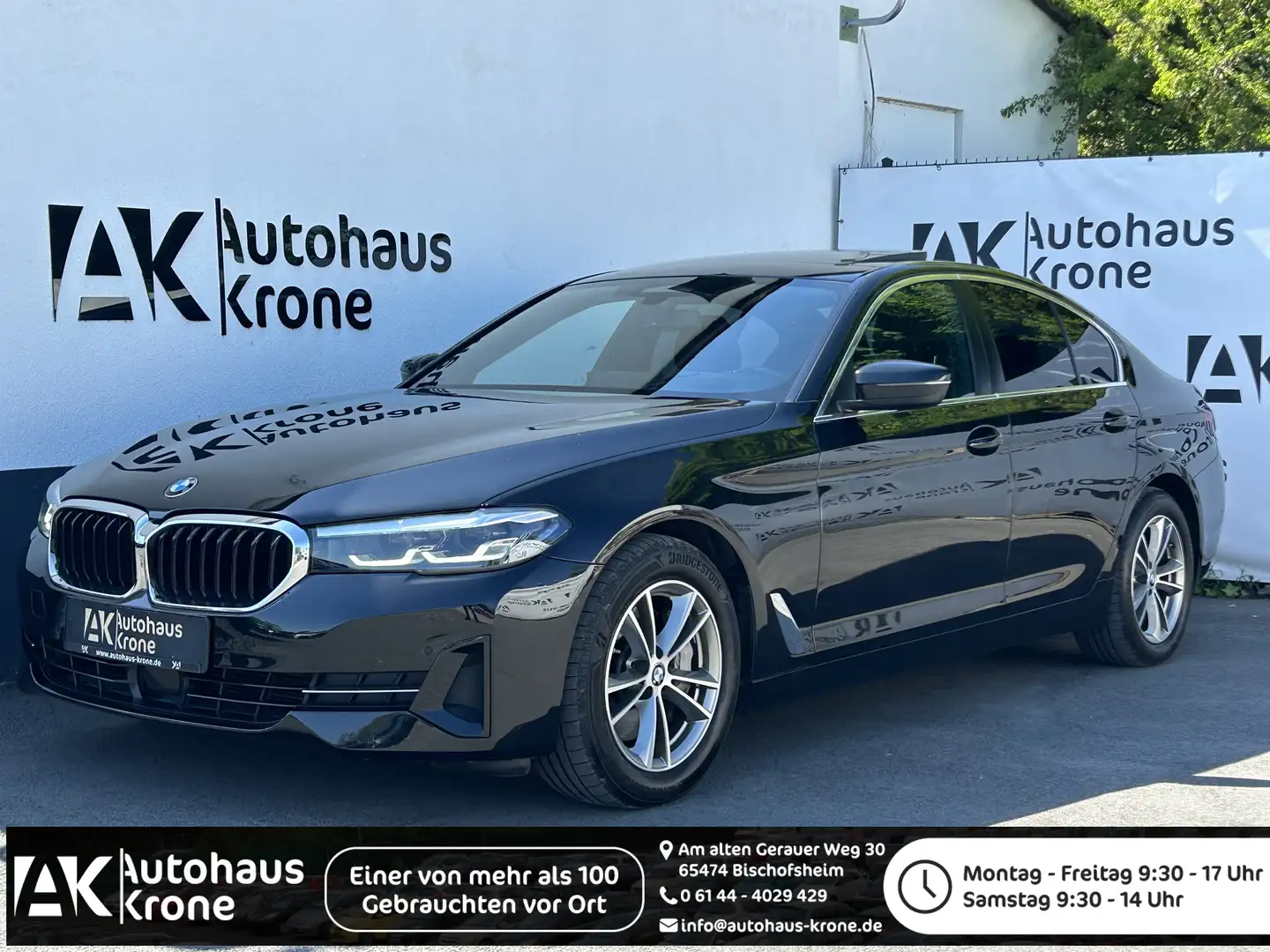 BMW 530 d Mild Hybrid xDrive *LIVE COCKPIT PROF* STHZ*HUD* Noir - 1